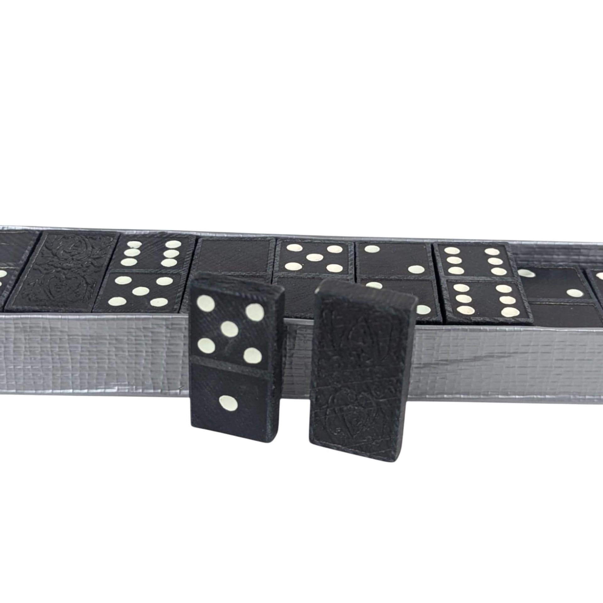 Vintage Dominos Set, Japan Wooden Tiles, 29 Pieces, Classic Game, Gift for Board Game Lovers, Family Game Night