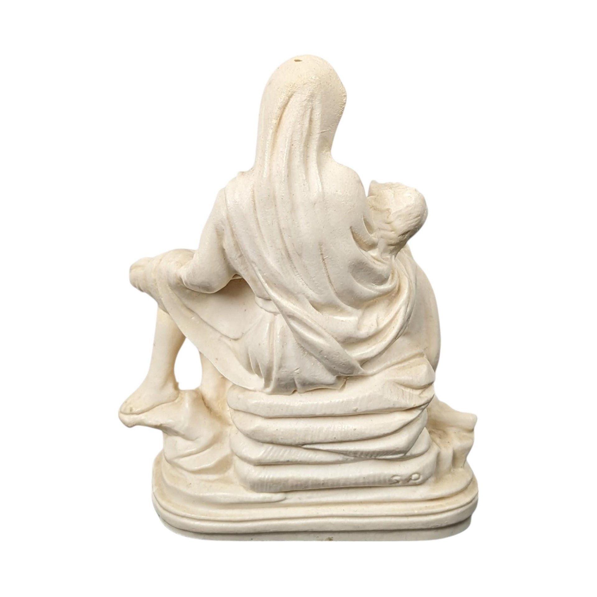 Vintage Italian Pieta Statue, Michelangelo Inspired Sculpture, Religious Figurine, Mary and Jesus Sculpture, Catholic Art, Home Altar Decor