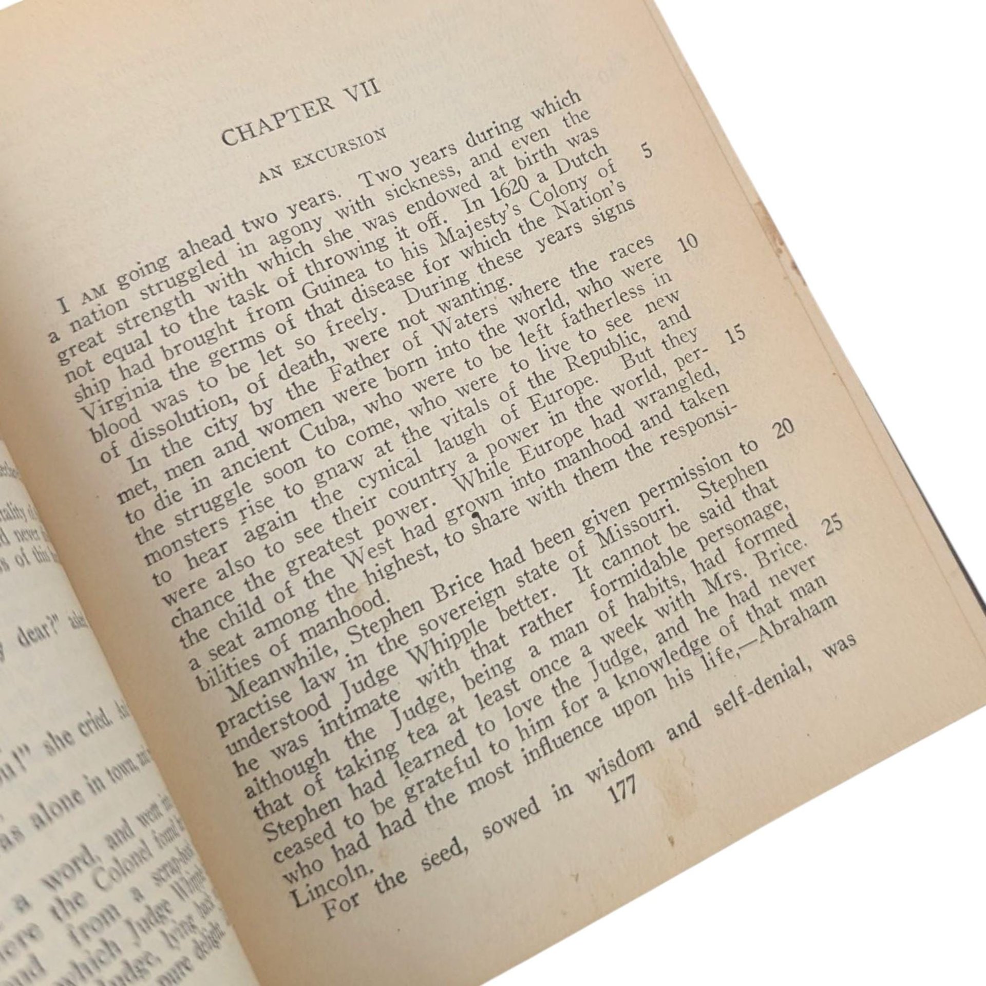 Antique American Civil War Novel: The Crisis, 1922 Macmillan Edition