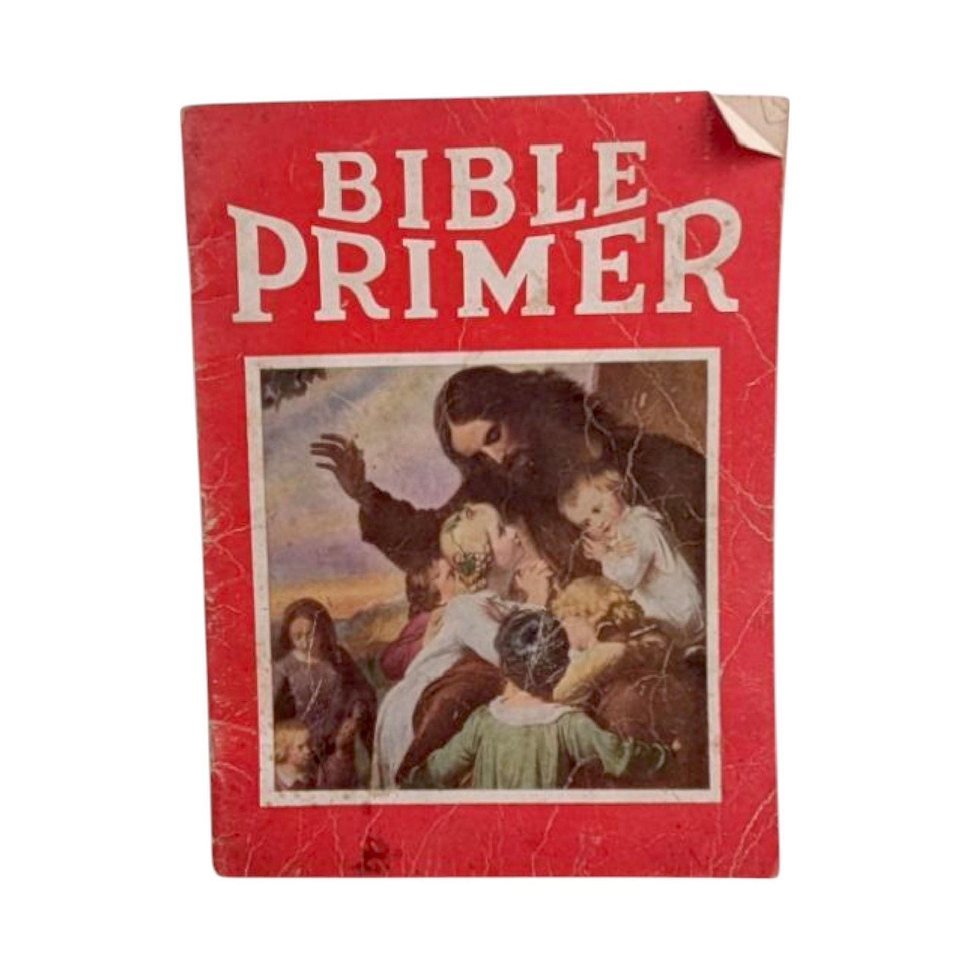 1941 Bible Primer by Marian Madison, Whitman Softcover Book, Dorothy Handsaker Art, Vintage Christian Kids Book, Sunday School Storybook