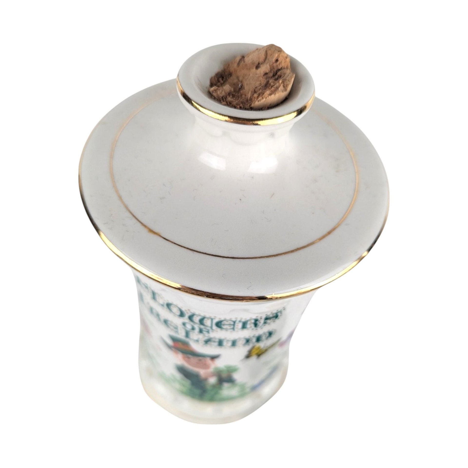 1983 Old Commonwealth "Flowers of Ireland" Decanter, Vintage Whiskey Decanter, Irish Decor, Collectible Decanter, Empty Bottle