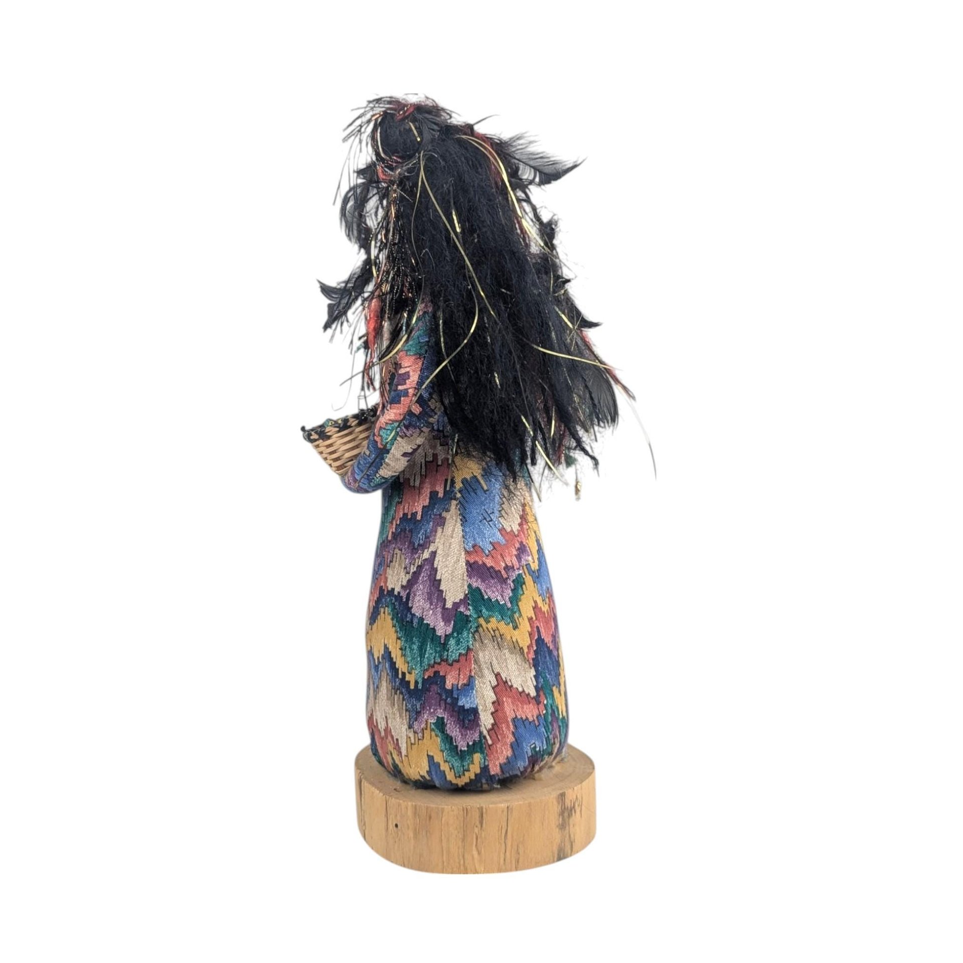 1996 Patty Kune Handmade Folk Art Doll, Native American Inspired Doll, Collectible Doll, Folk Art, Handmade Doll, Unique Gift, Ethnic Decor