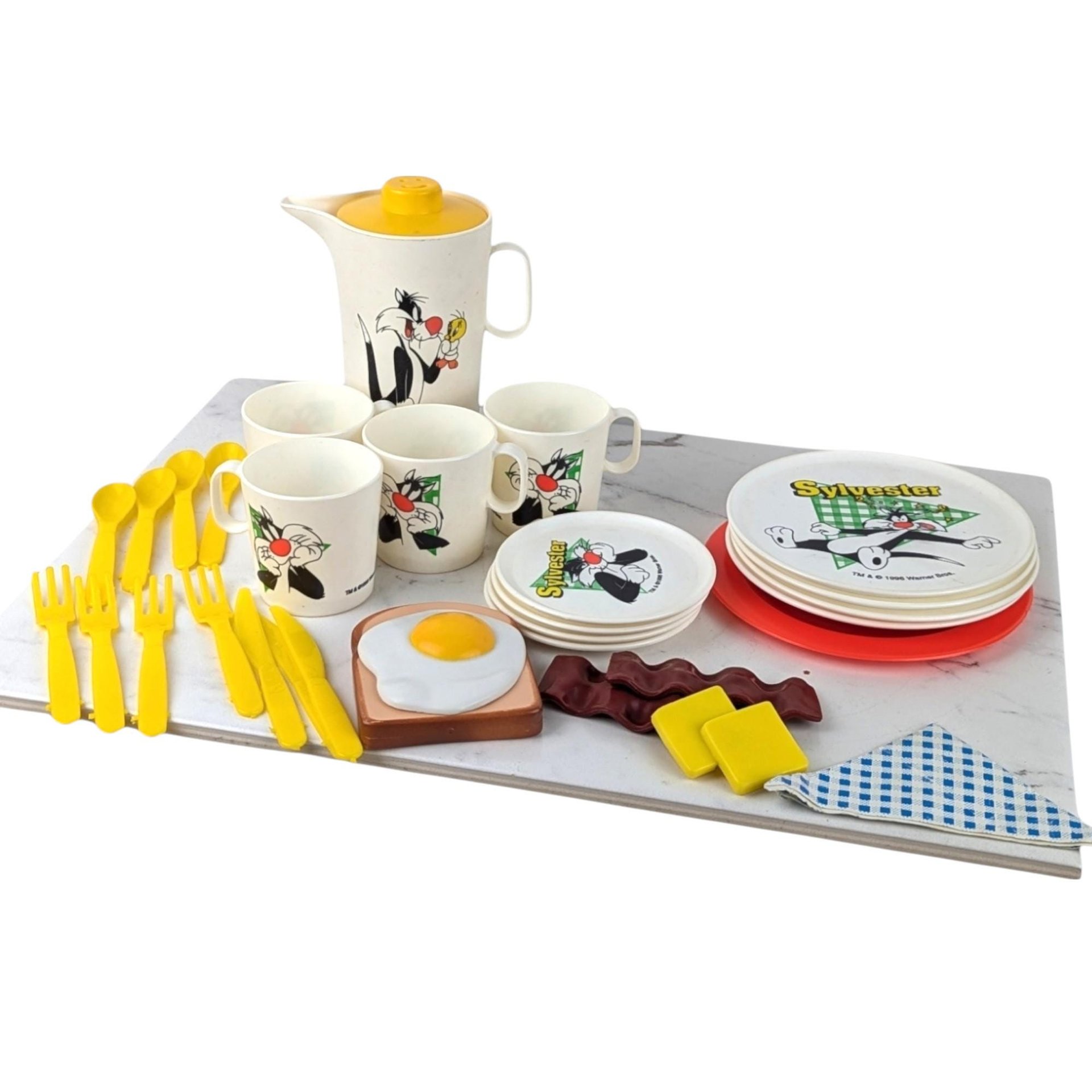 Vintage Looney Tunes Sylvester Play Set: 1996 Chilton Pretend Play