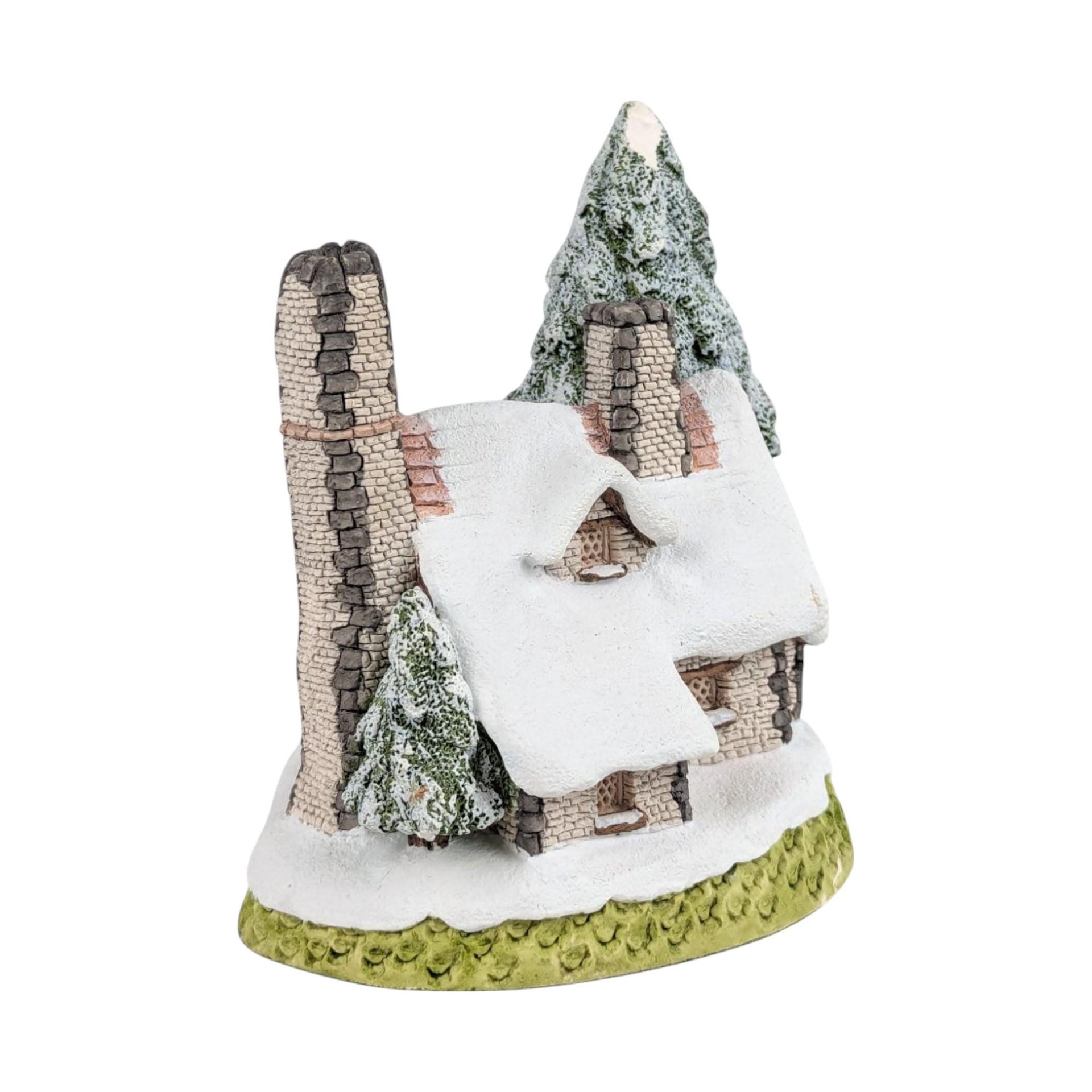 1984 David Winter Snow Cottage Village Figure, Winter Scene Collectible, Vintage Home Decor, Christmas Gift, Miniature Snow Cottage