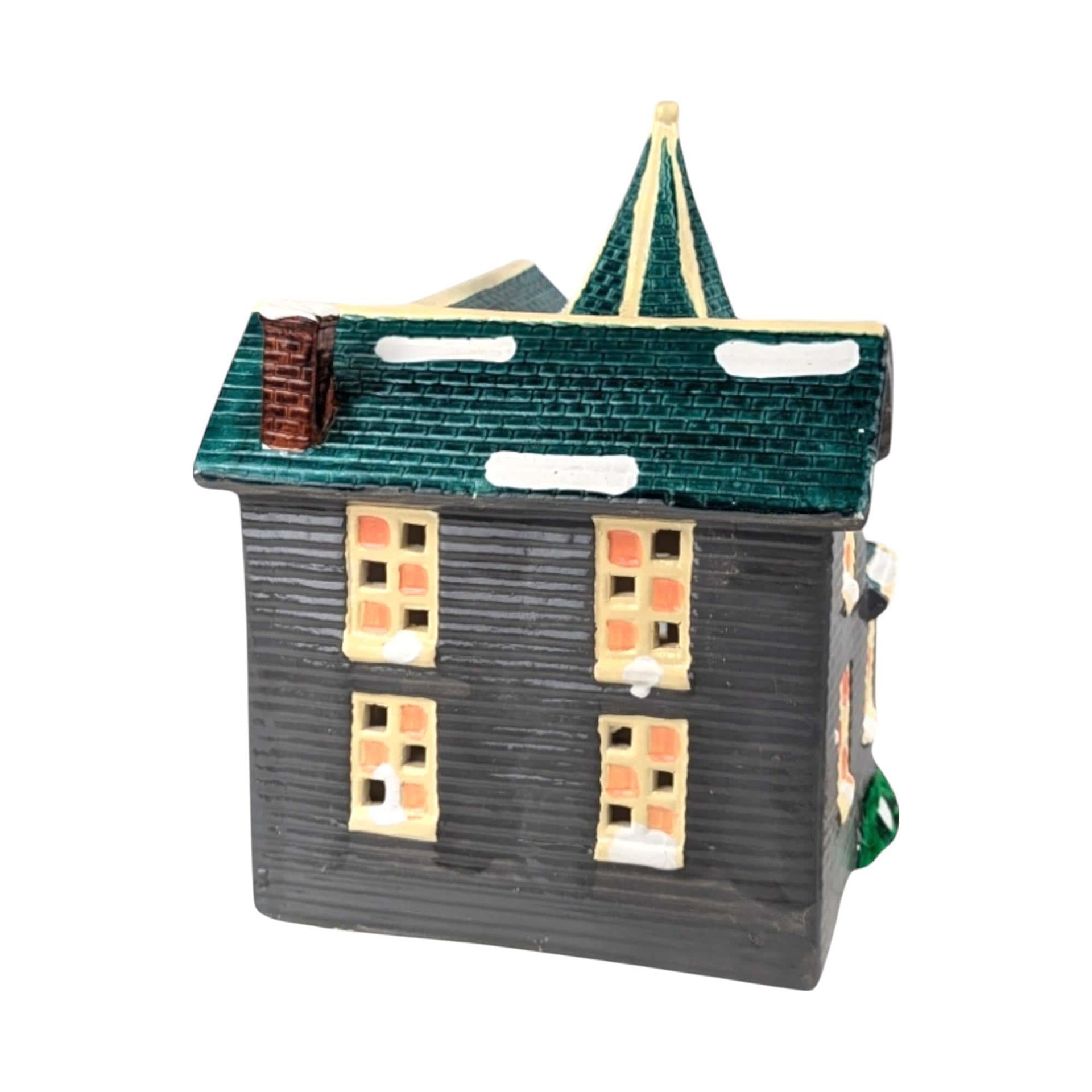 1985 Department 56 Snow Village Bayport House, Vintage Christmas Village Collectible, Holiday Decor Gift