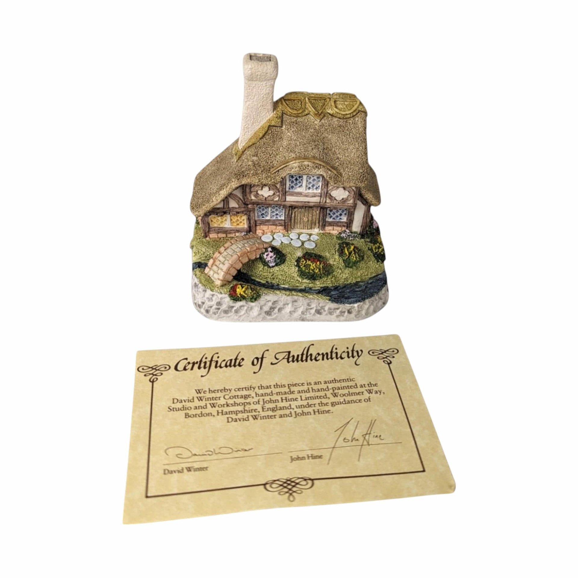 1993 David Winter Cottage "Crystal Cottage" | Signed | with COA and Original Box