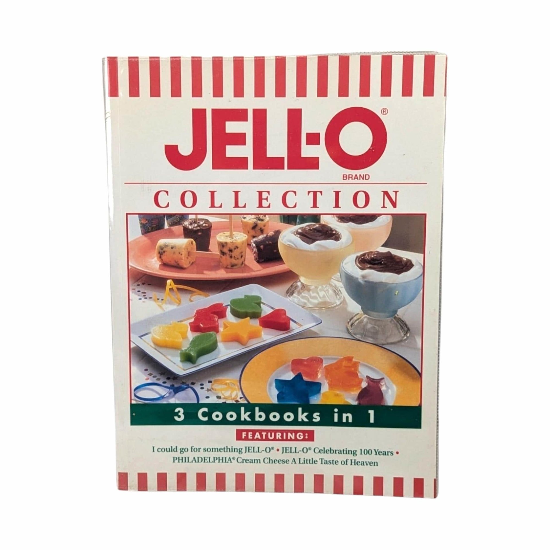 Vintage Jell-O Cookbook Lot: 3 Recipe Books, 1980s-2000s Desserts, Retro Cooking, Nostalgic Recipes, Gift for Baker