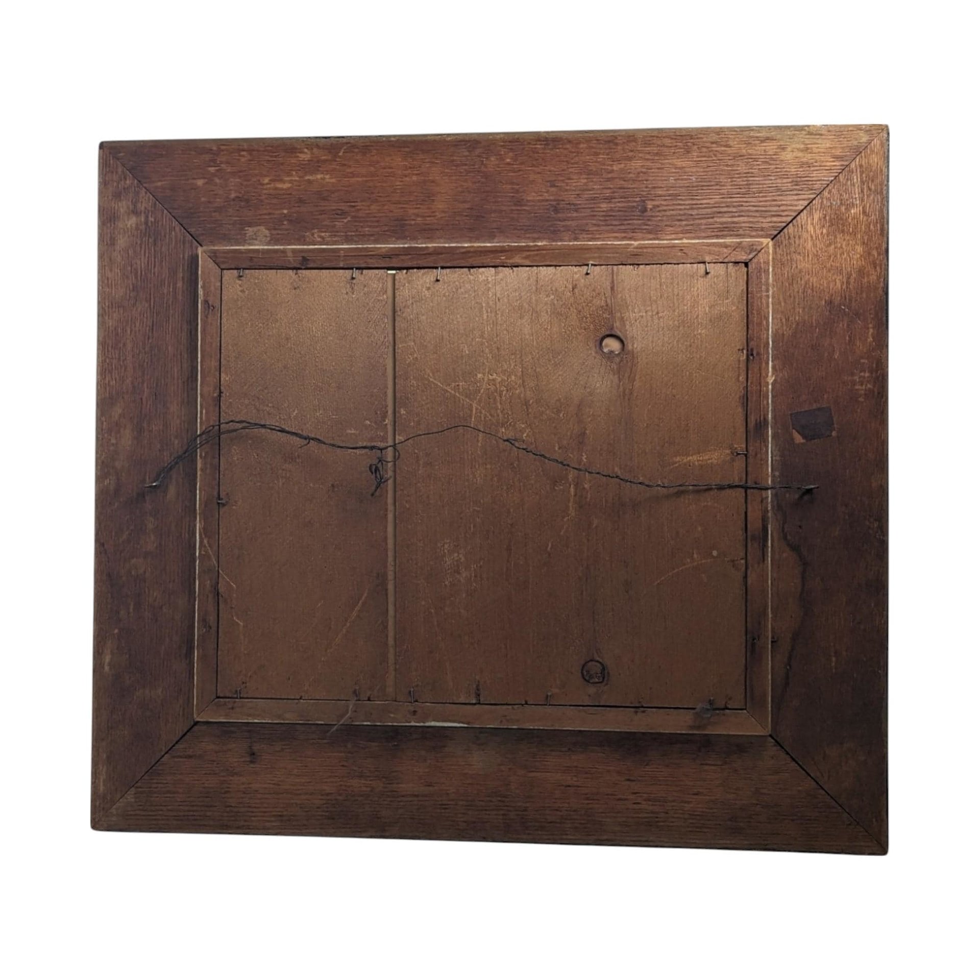 Antique Large Ornate Wood Picture Frame: Portrait