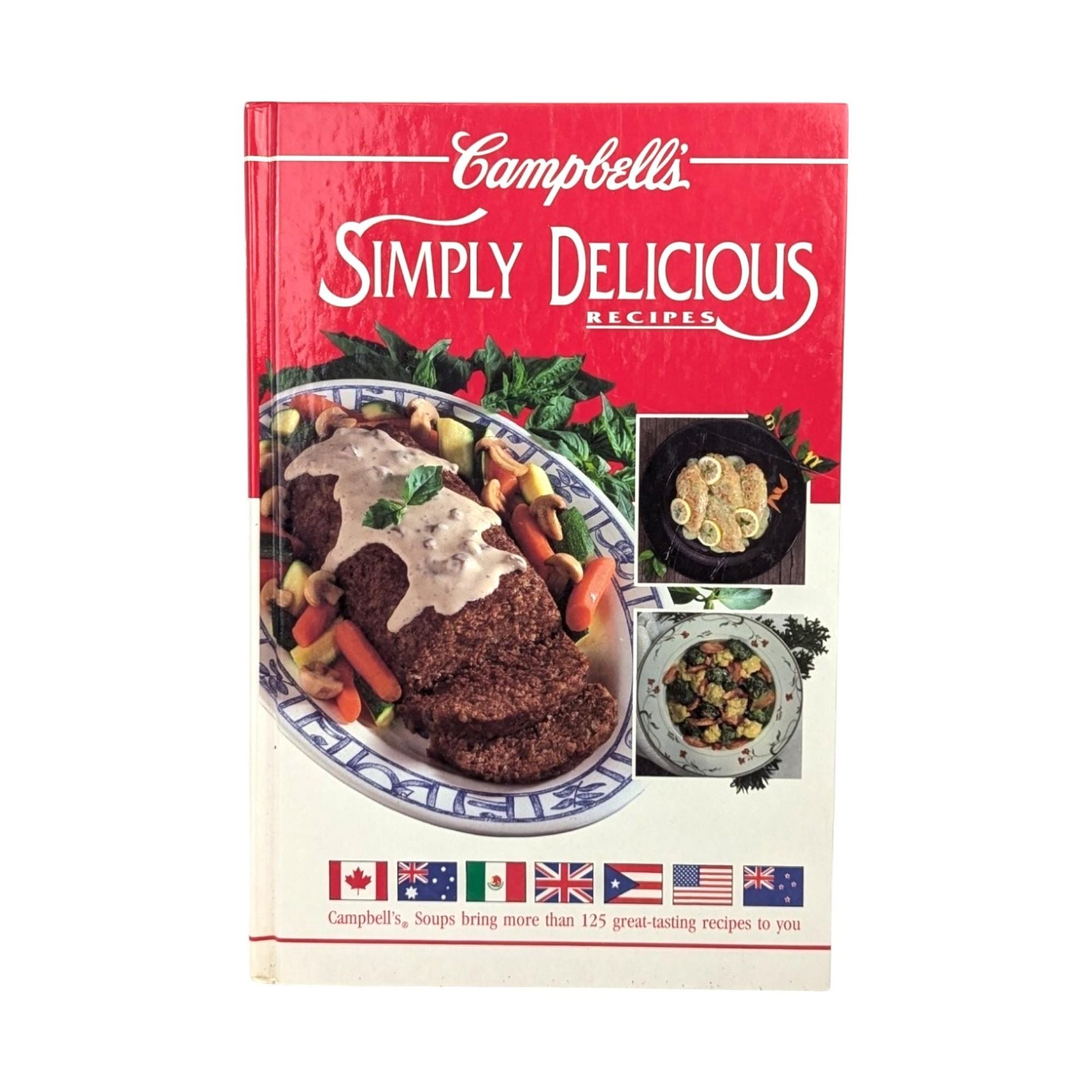 Vintage Campbell's Cookbook Pair - 1990s Simply Delicious & Quick and Easy Recipes - Classic Soup Dishes - Gift for Home Cook