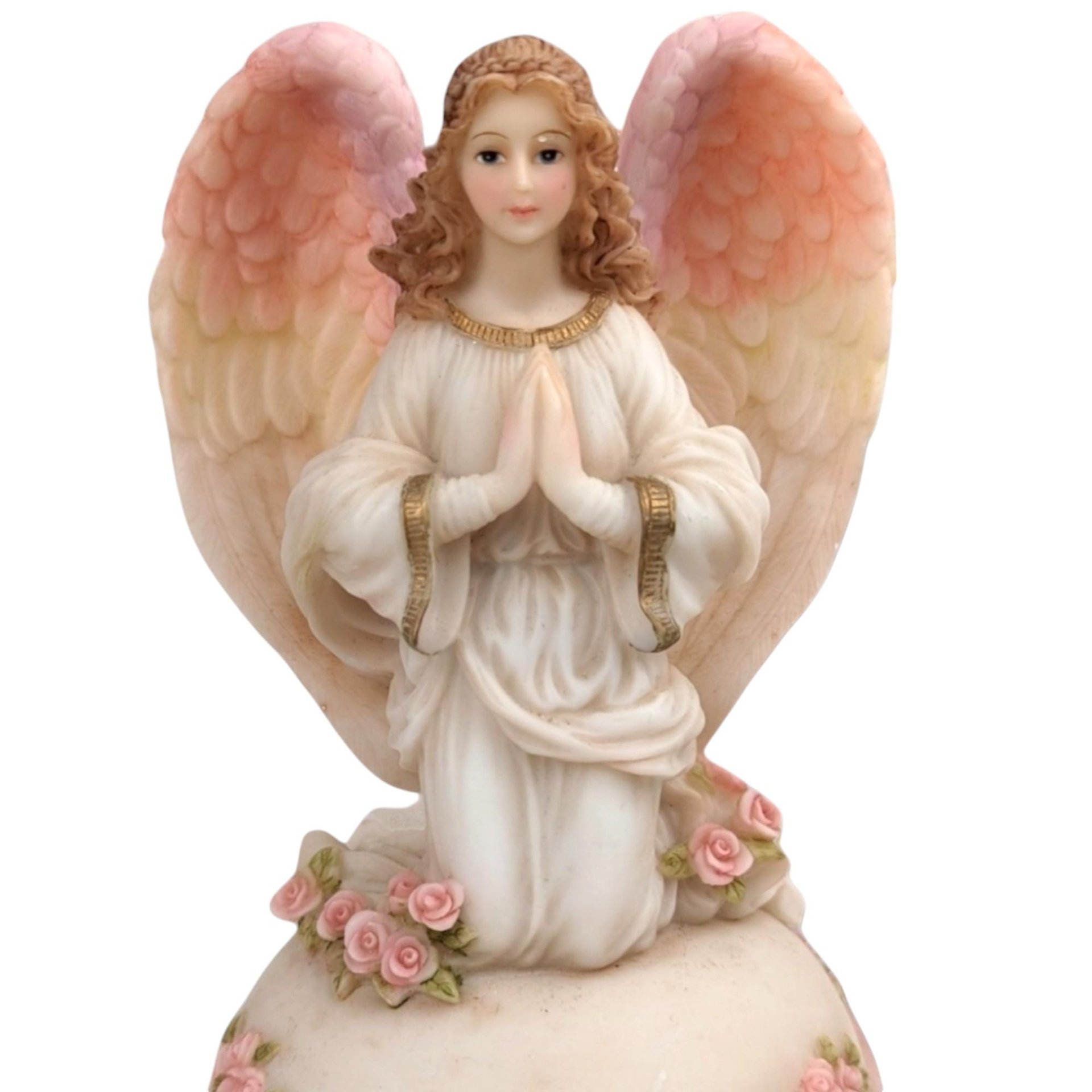 1995 Roman Seraphim Classic "The Rainbow's End" Angel Music Box, Collectible Music Box, Gift for Angel Lovers
