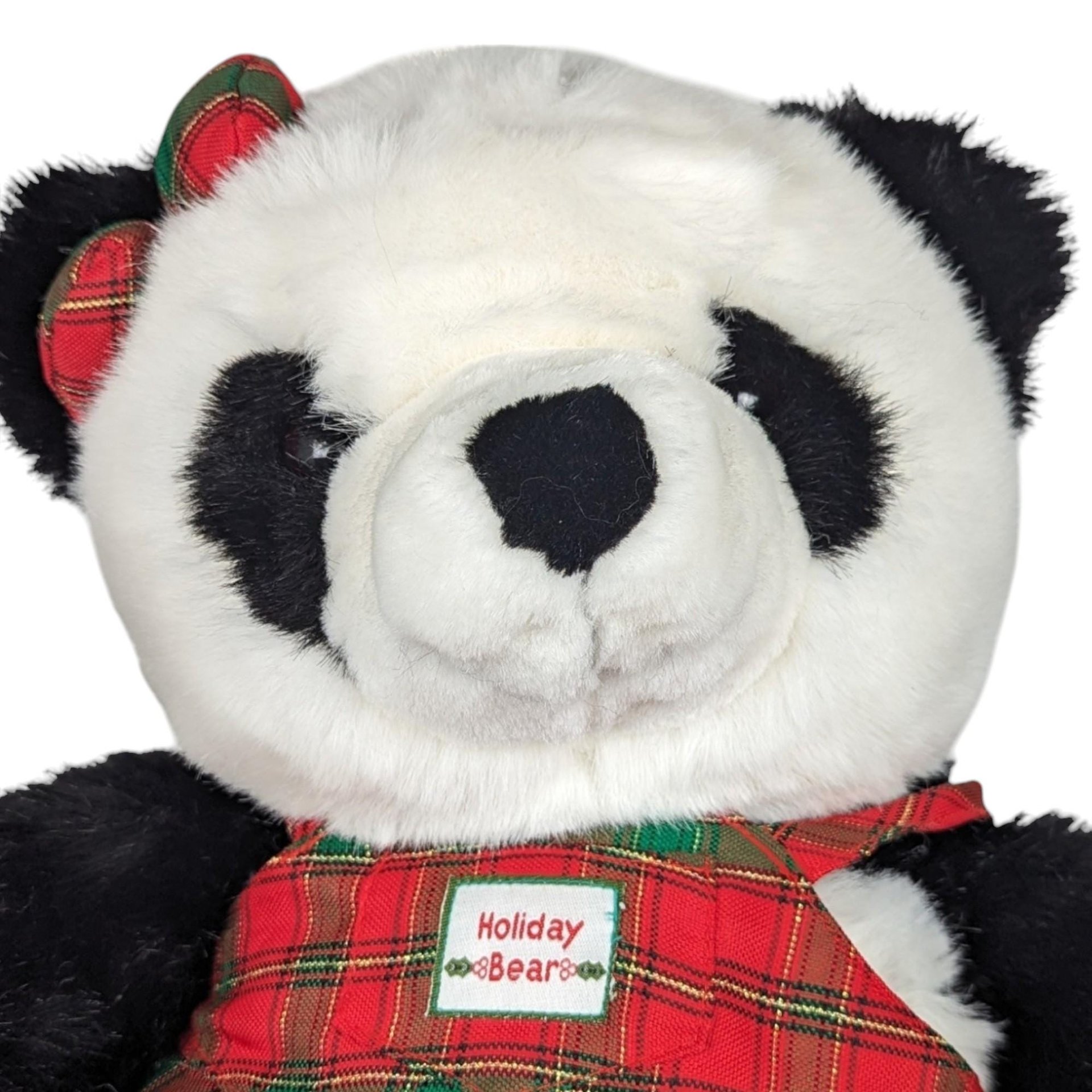 Vintage JC Penny Holiday Collection Plush 23" Holiday Bear - Collectible Christmas Decor, Gift for Kids, Nostalgic Holiday Decor