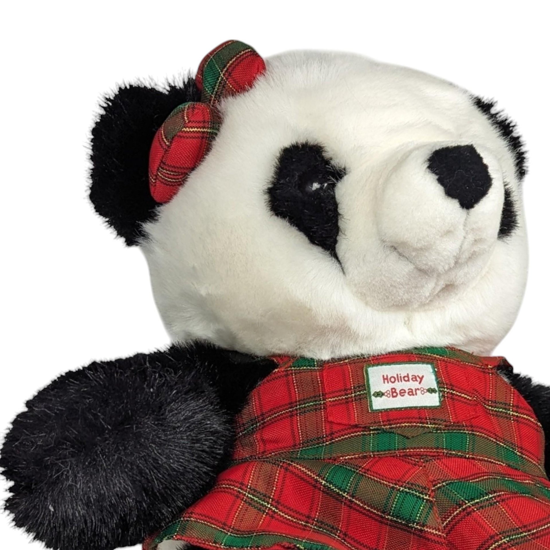 Vintage JC Penny Holiday Collection Plush 23" Holiday Bear - Collectible Christmas Decor, Gift for Kids, Nostalgic Holiday Decor
