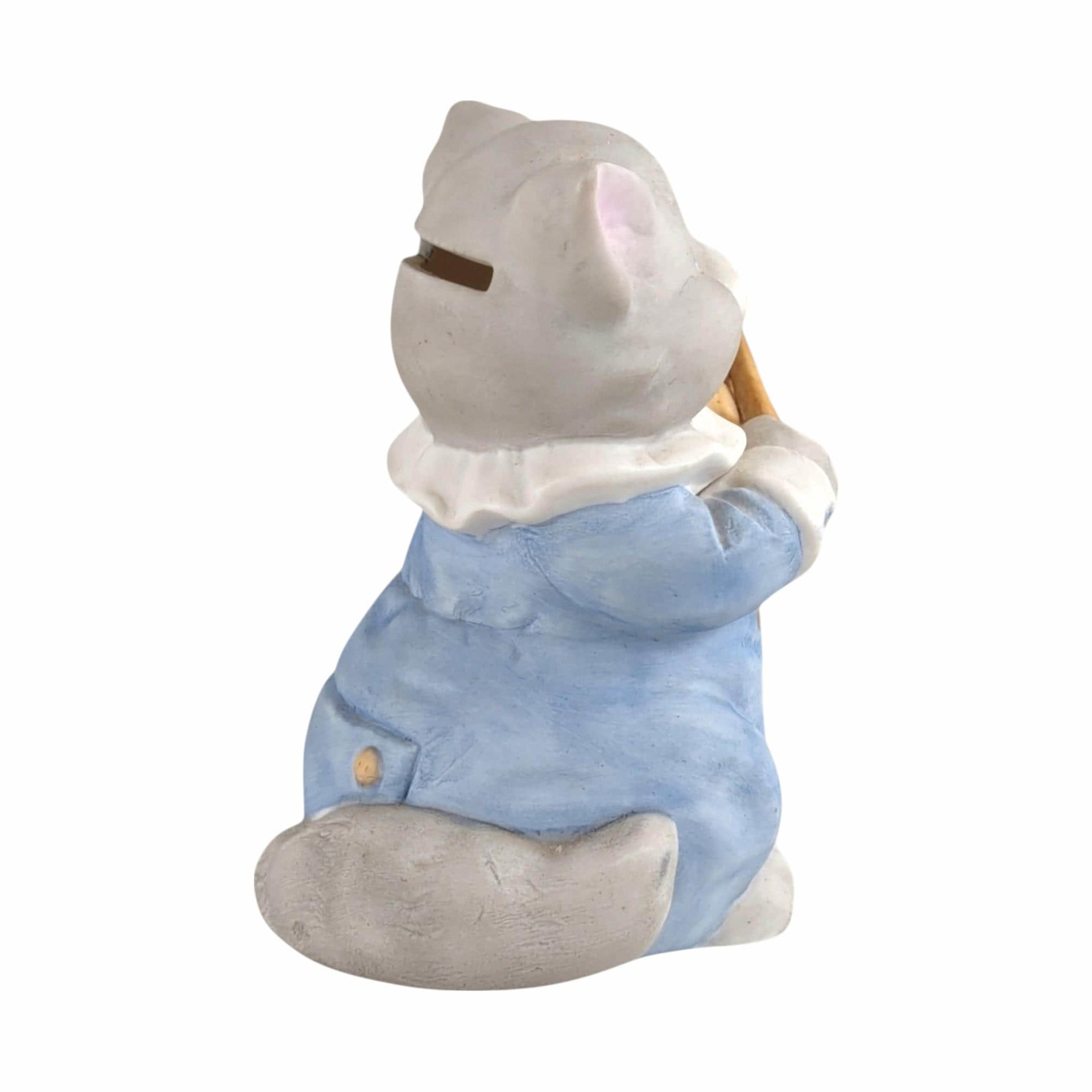 Ceramic Cat Playing Violin Bank | Vintage The Good Company | Collectible Figurine