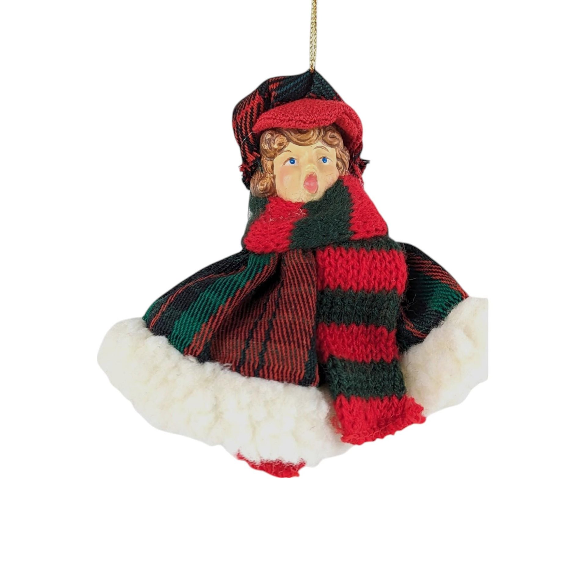 Vintage Christmas Ornament: Doll Head Caroler, Angel, Dept. 56 Santa, Elf - Holiday Decor, Your Choice