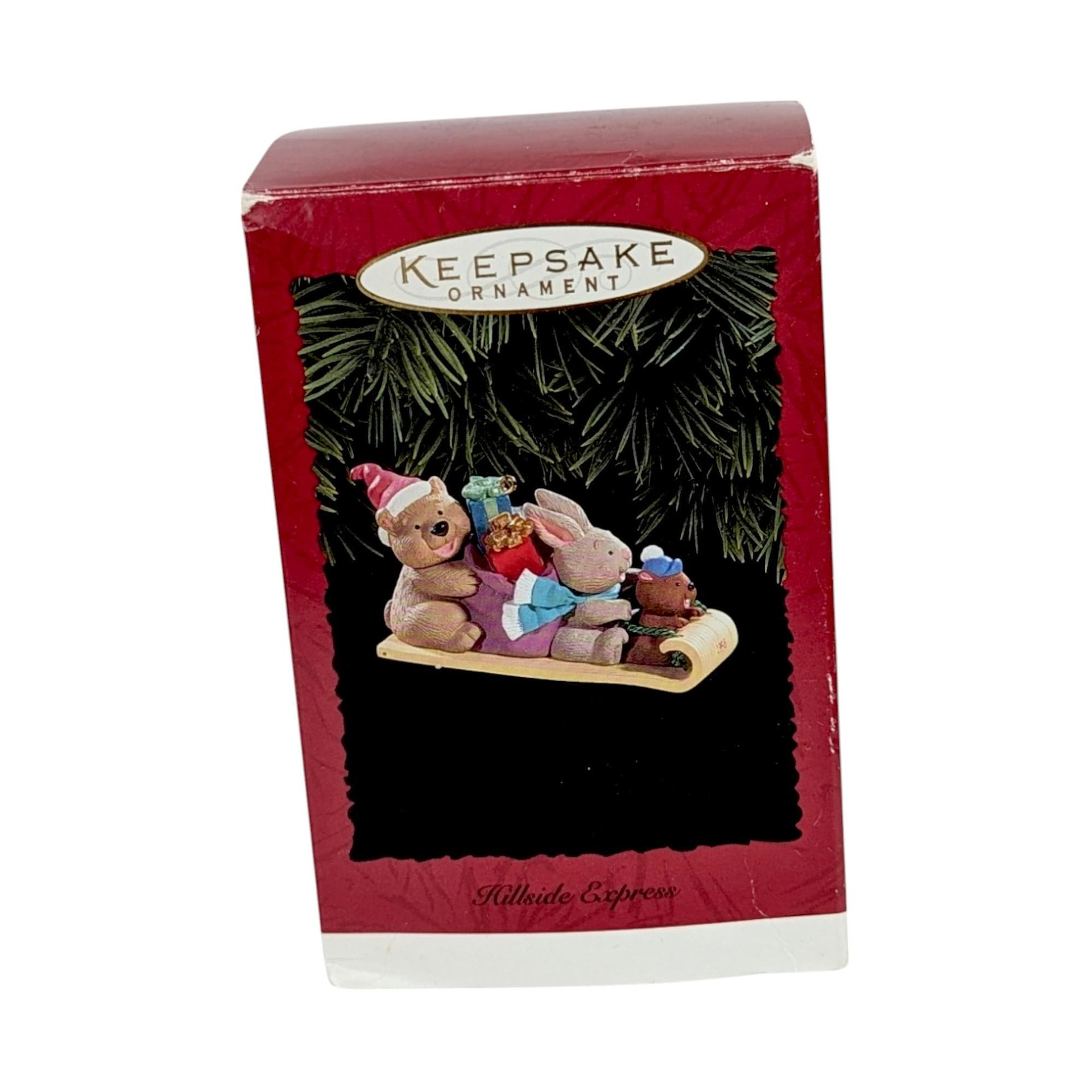 Vintage Hallmark Ornament Lot - 90s Keepsake Ornaments with Boxes - Mickey, Elves, Santa, & More