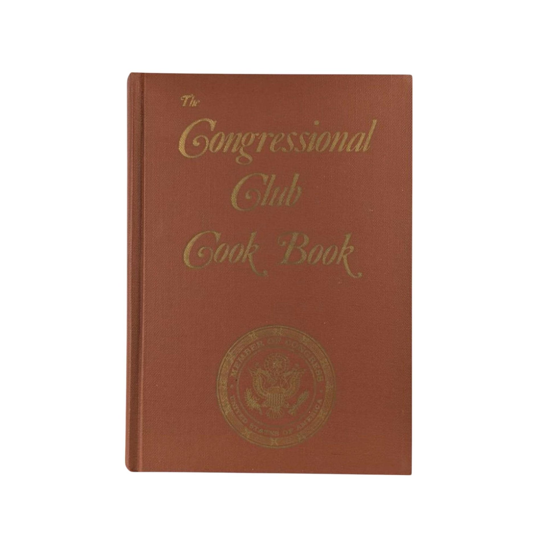 1982 The Congressional Club Cook Book, Hardcover, Washington D.C. Culinary History