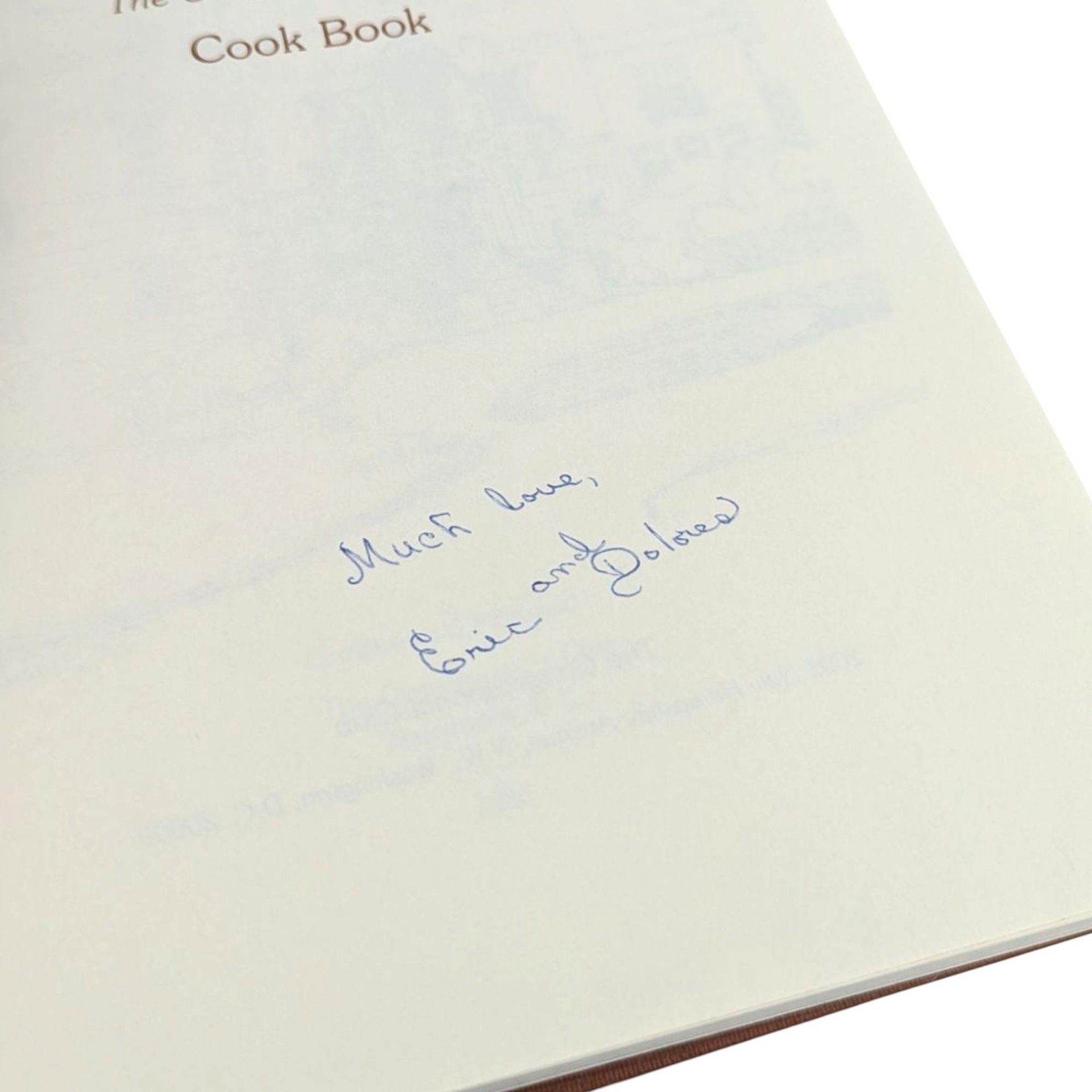 1982 The Congressional Club Cook Book, Hardcover, Washington D.C. Culinary History