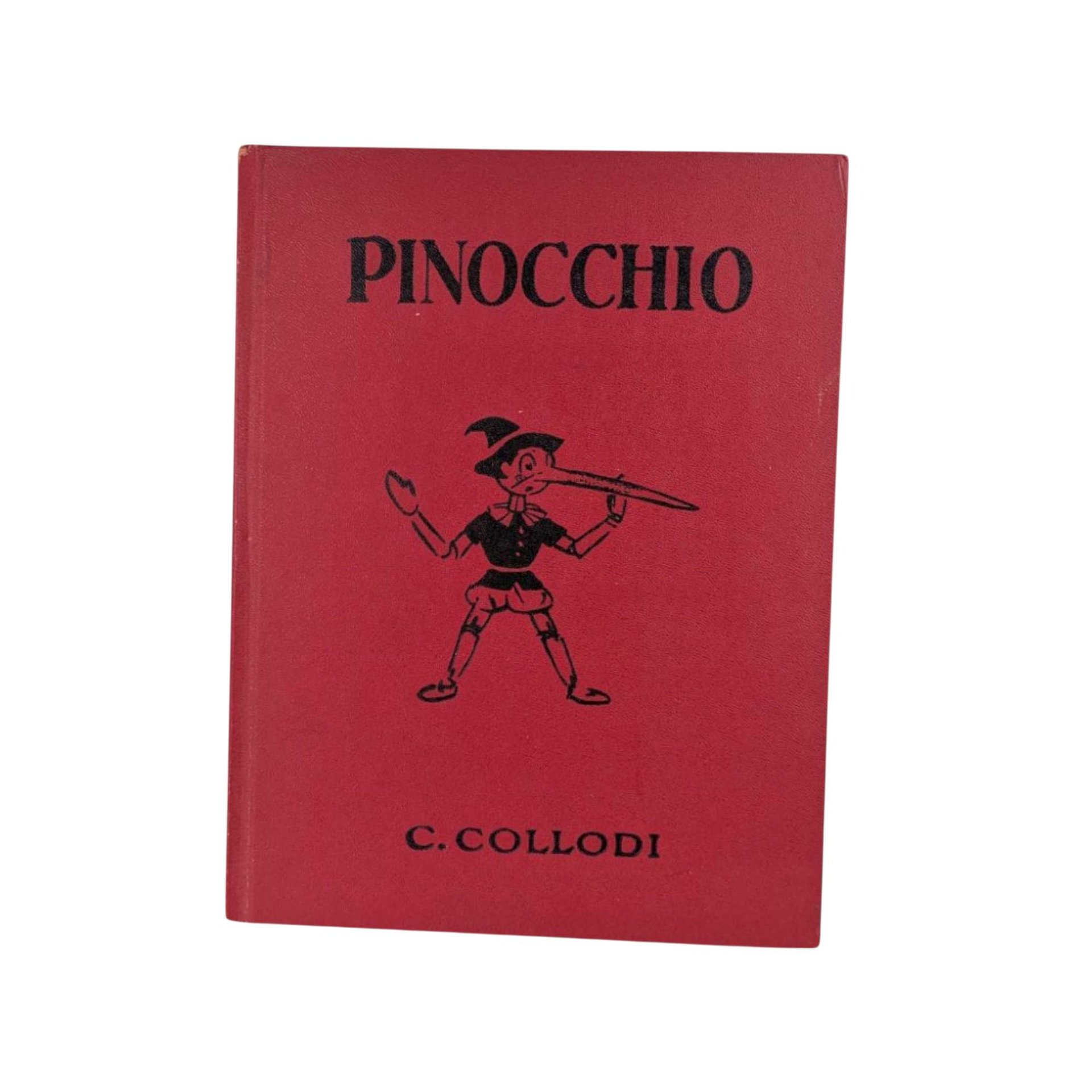 1940 Pinocchio Hardcover Book, C. Collodi, Vintage Children's Literature, Collectible Book, Illustrated Classic, Antique Book