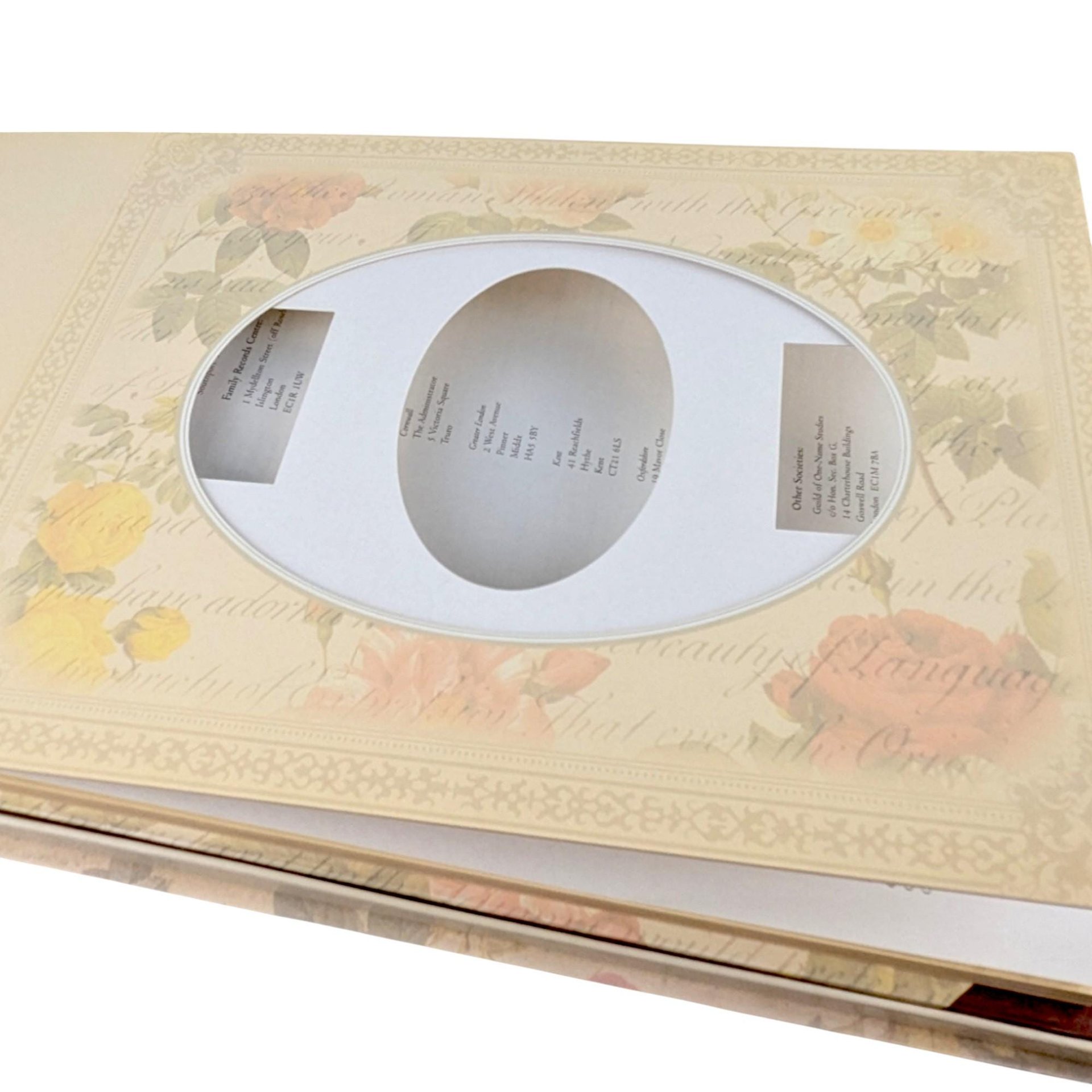 Vintage 1998 Our Family History Book - Photo Album & Genealogy Record - Gift for Family, Keepsake