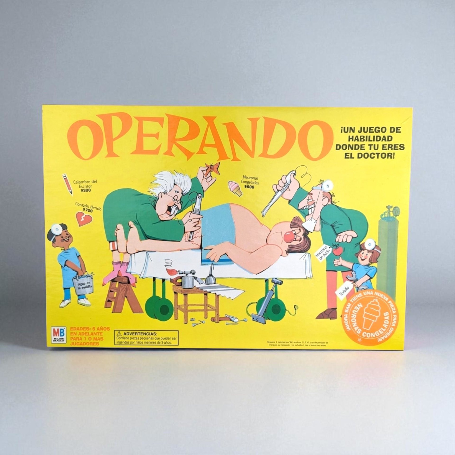2004 Milton Bradley Operando Spanish Edition | Vintage Operation Game | Classic Board Game | Kids Game | Family Game Night