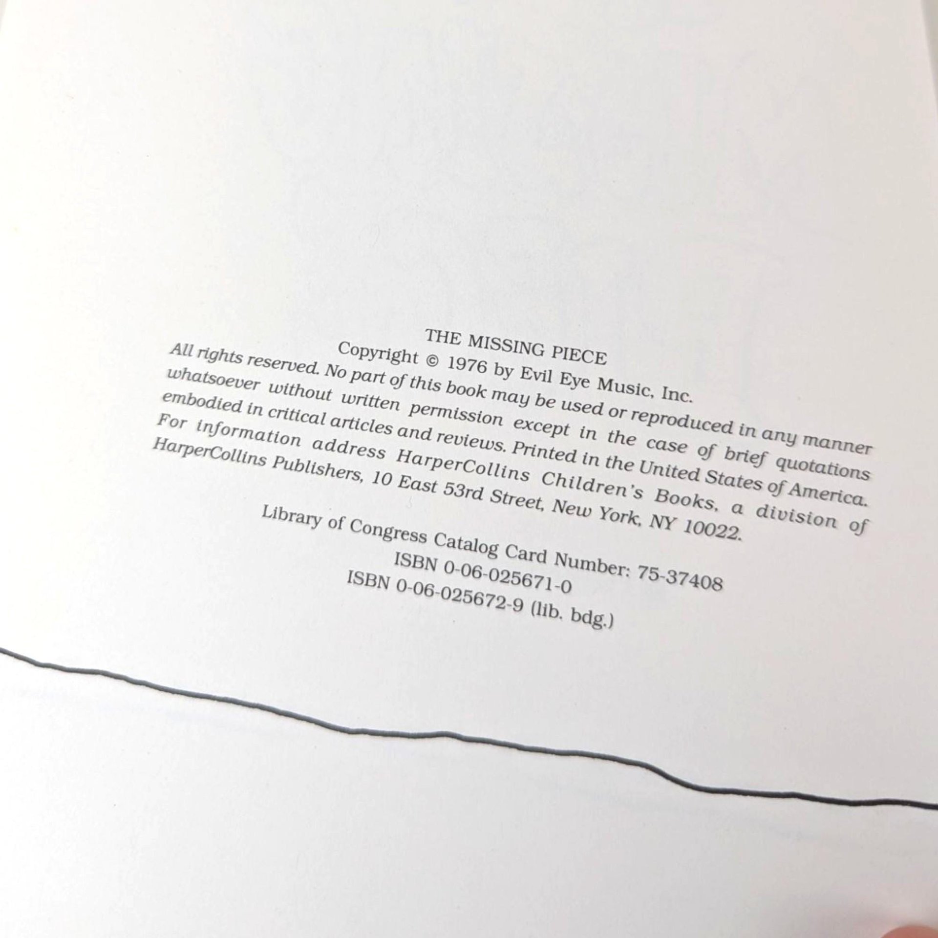1976 Shel Silverstein "The Missing Piece" Hardcover Book, Classic Children's Story, Collectible Book, Gift for Reader, Illustrated