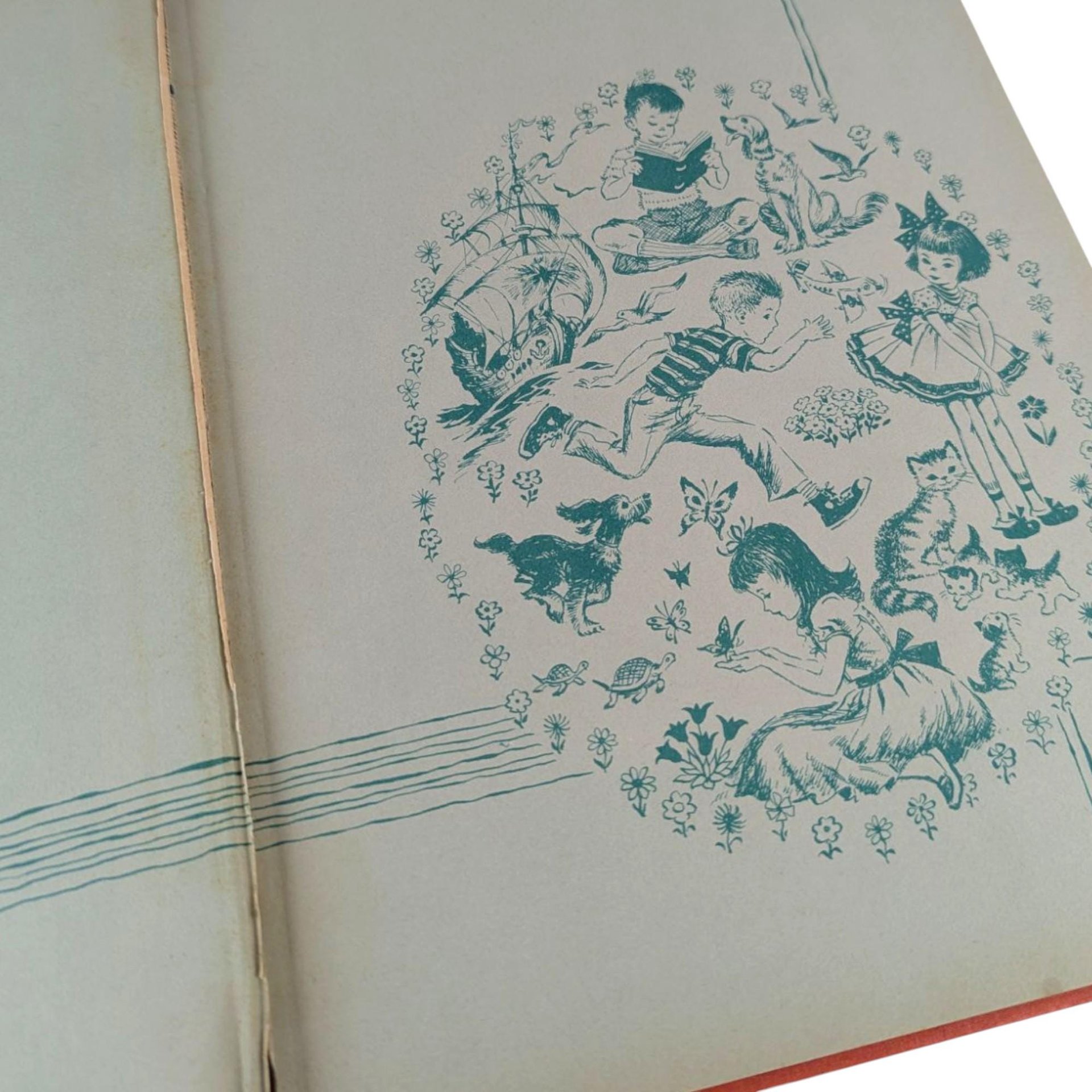 1955 Big Big Storybook, Whitman Publishing Hardcover, Classic Children's Stories, Collectible Book, Gift for Nostalgia Lover