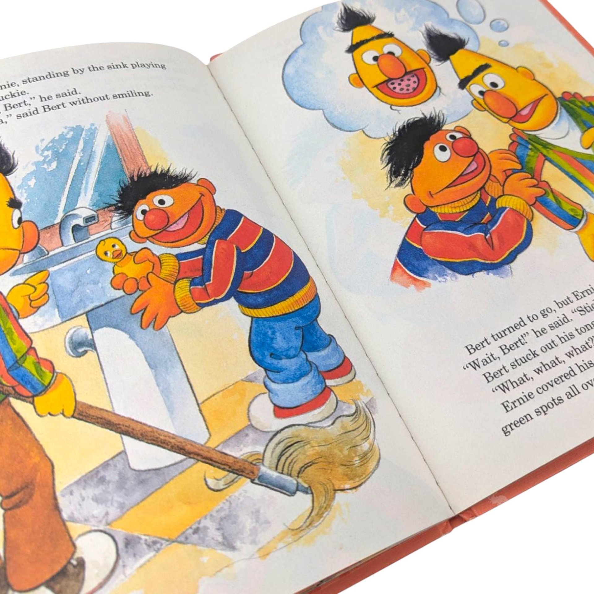 1992 Sesame Street Fooled You Bert! Hardcover Book, Bert and Ernie Story, Children's Book Gift