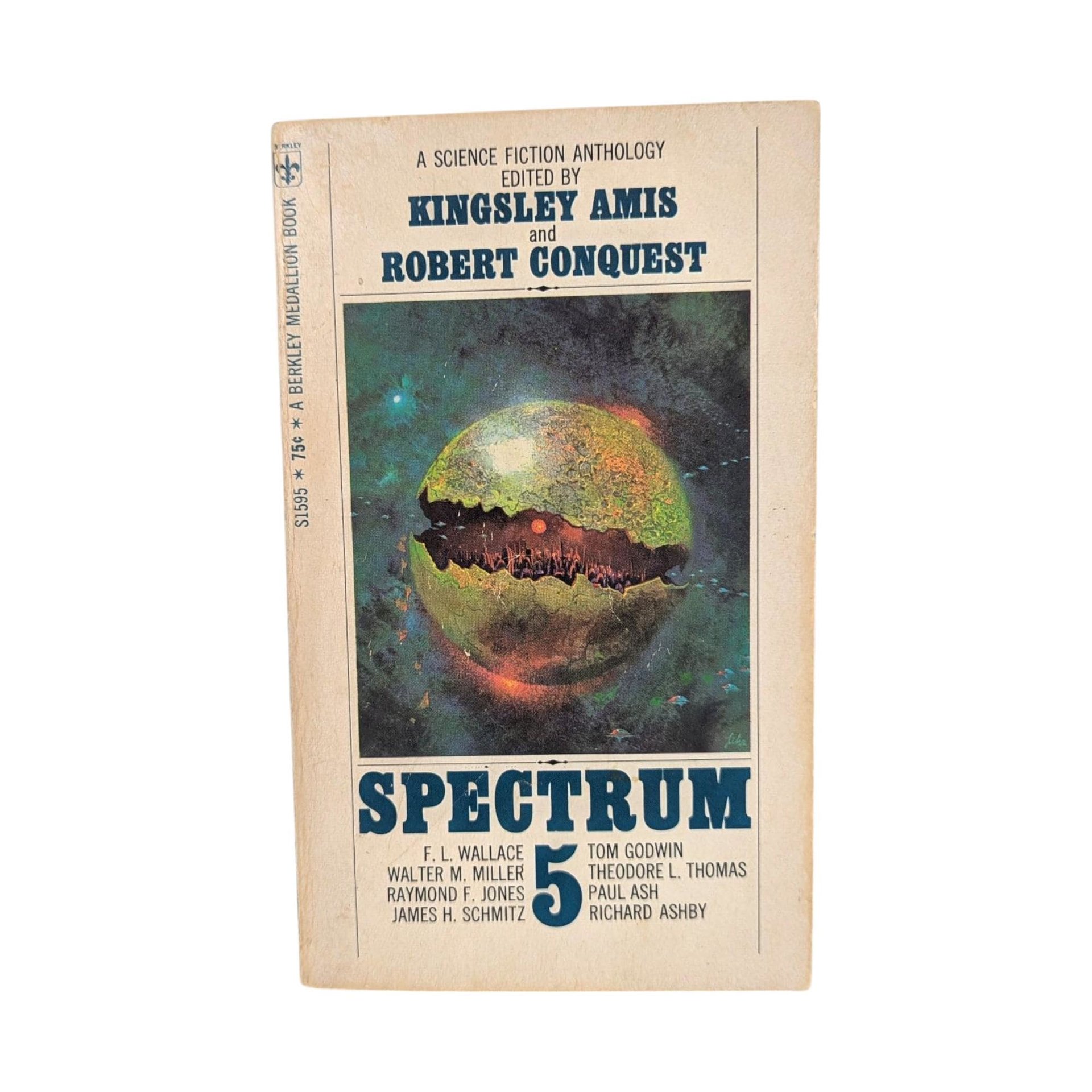 Lot of 9 Vintage Sci-Fi Paperbacks, Asimov Bradbury Pohl Book Bundle, 1960s-1990s Anthology Collection, Classic Science Fiction Books