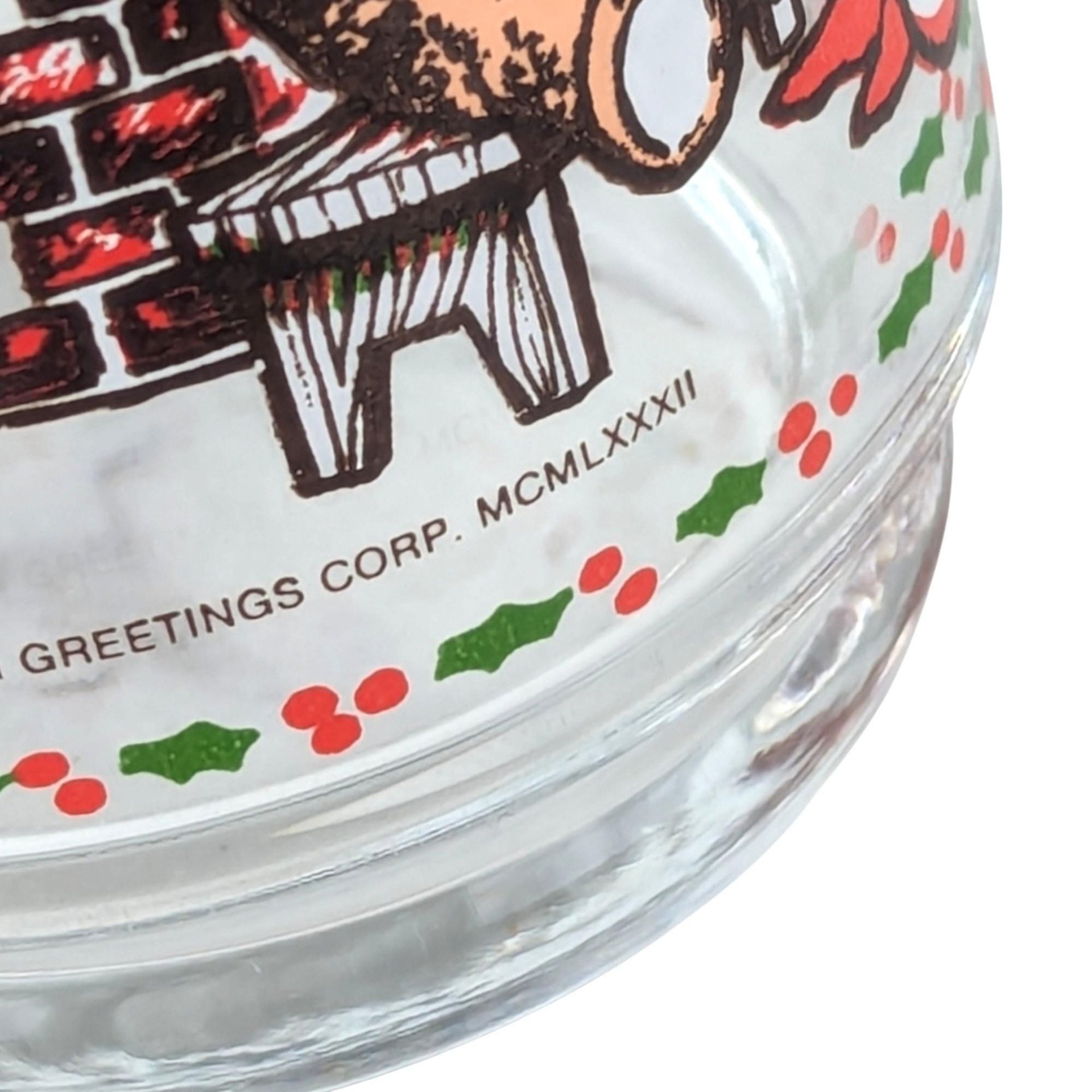 1982 Coca Cola Holly Hobbie Christmas Glasses: Vintage Collectible Set