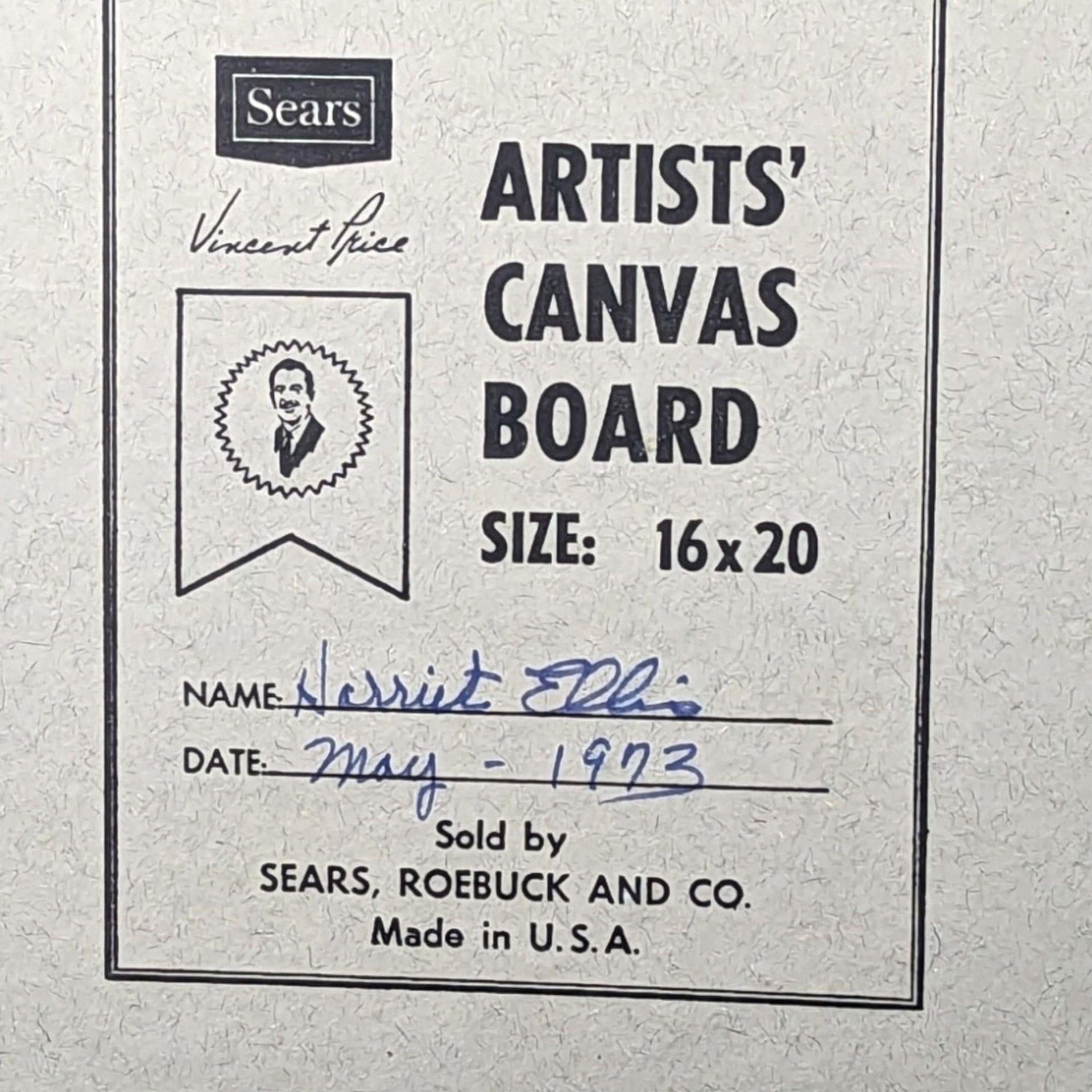 Vintage 1973 Raggedy Ann with Mouse Painting: Harriet Ellis Framed Artwork