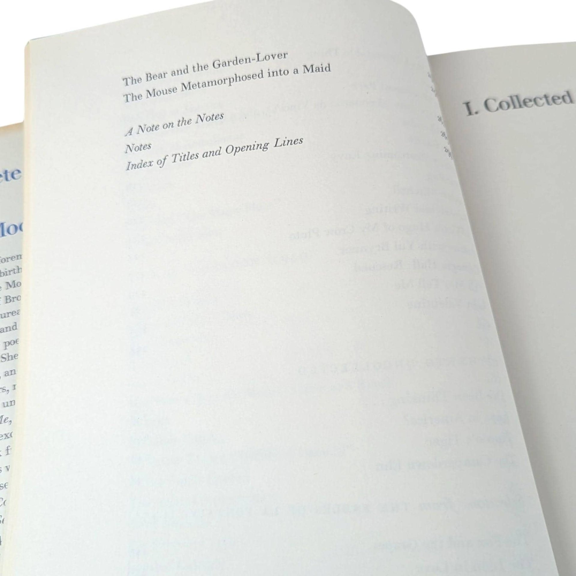 Vintage Marianne Moore: Complete Poems, 1967 Hardcover with Dust Jacket