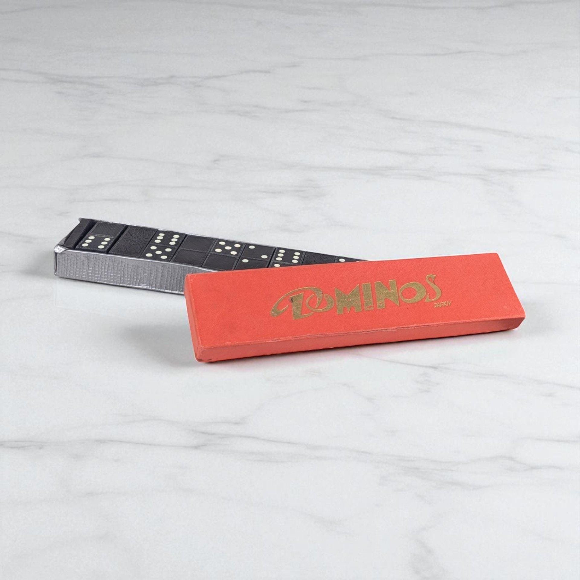 Vintage Wooden Dominoes Set: Classic Family Game Night, Japan