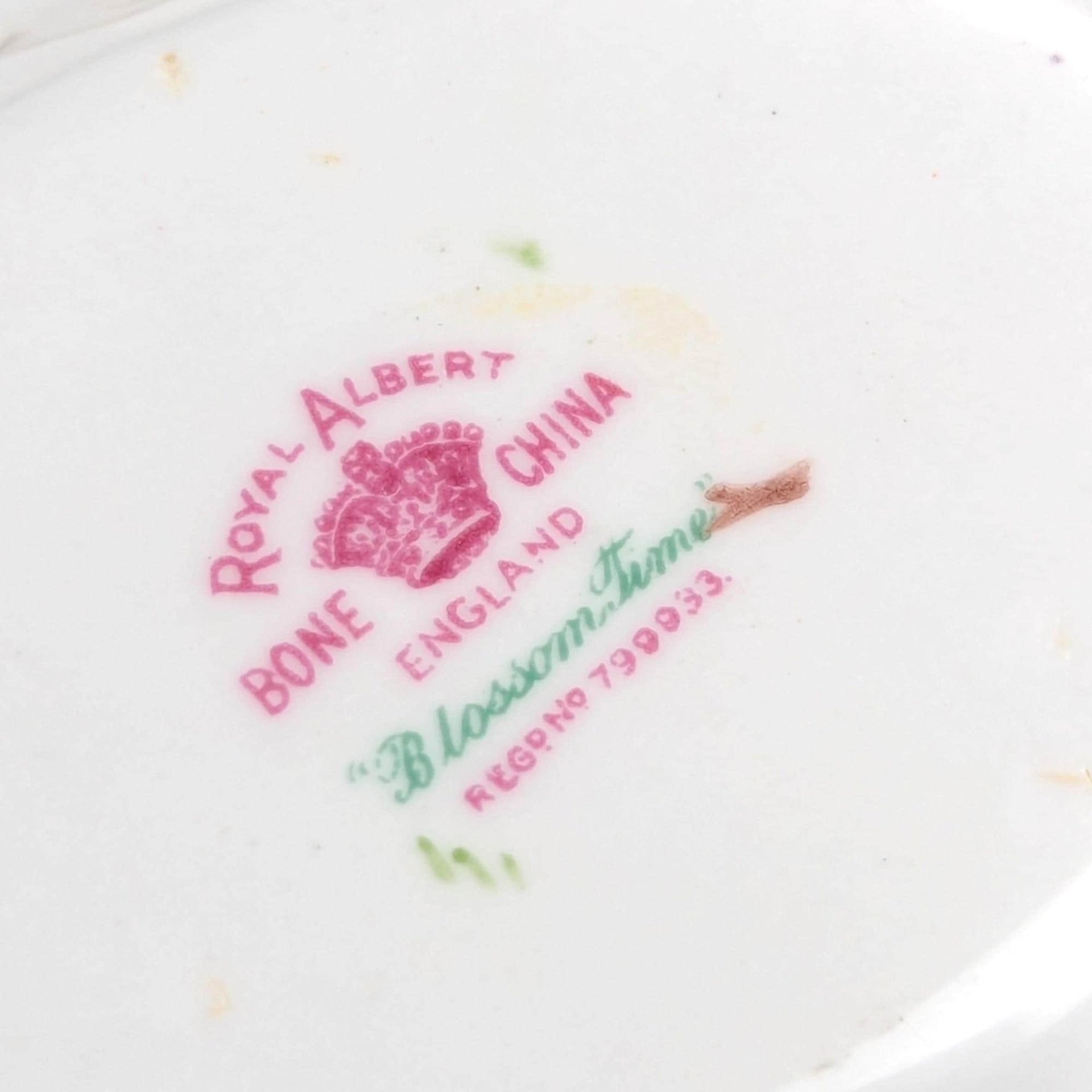 Vintage Royal Albert Cake Plate Set: Blossom Time Bone China