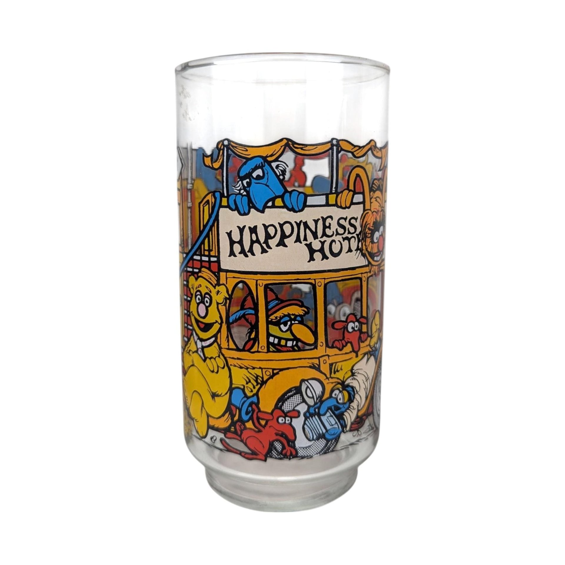 Vintage 1981 Muppets Caper Glasses: McDonald's Movie Promo Tumblers