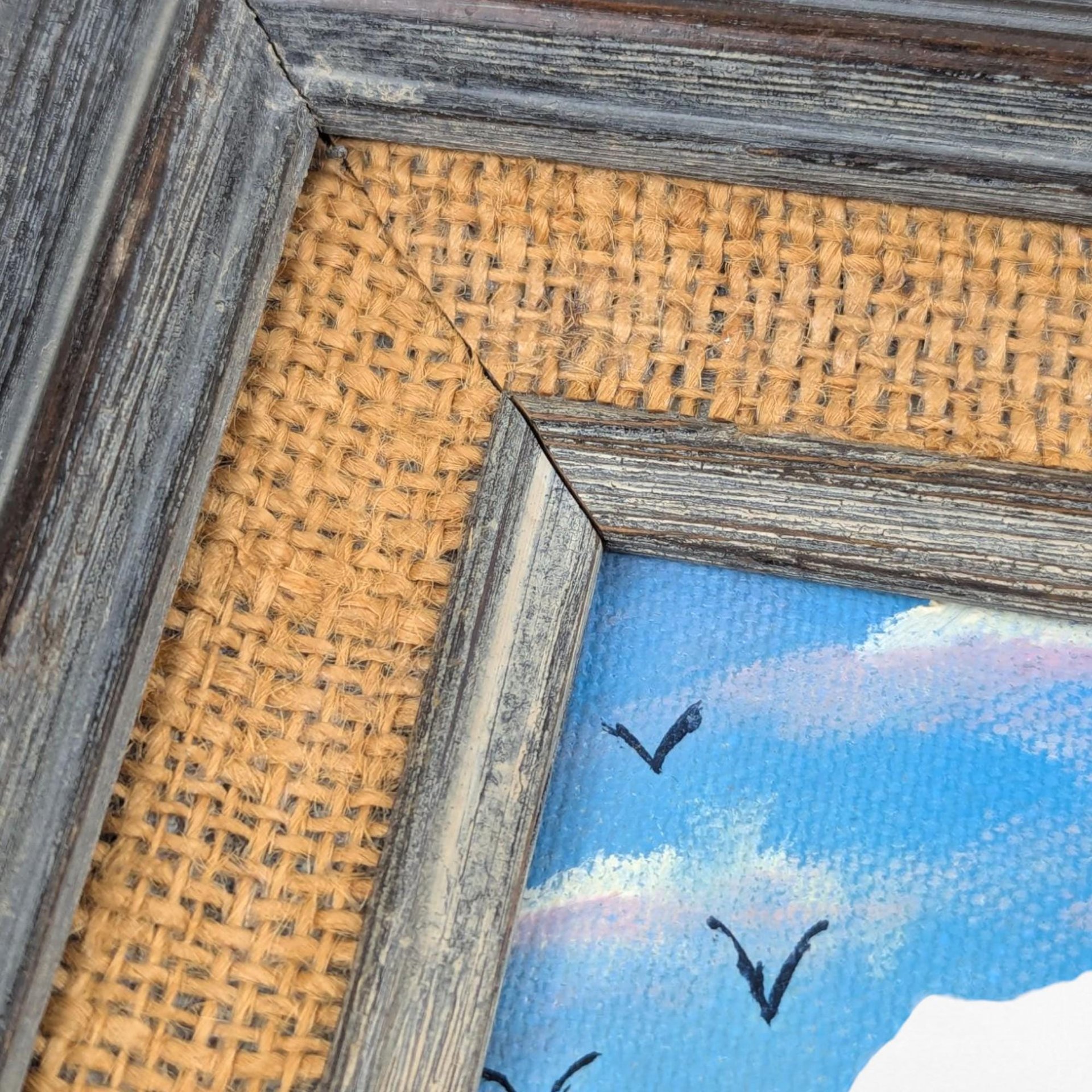 Vintage Clown Painting Set: Art, Whimsical Circus Wall Decor 16.25" x 14"