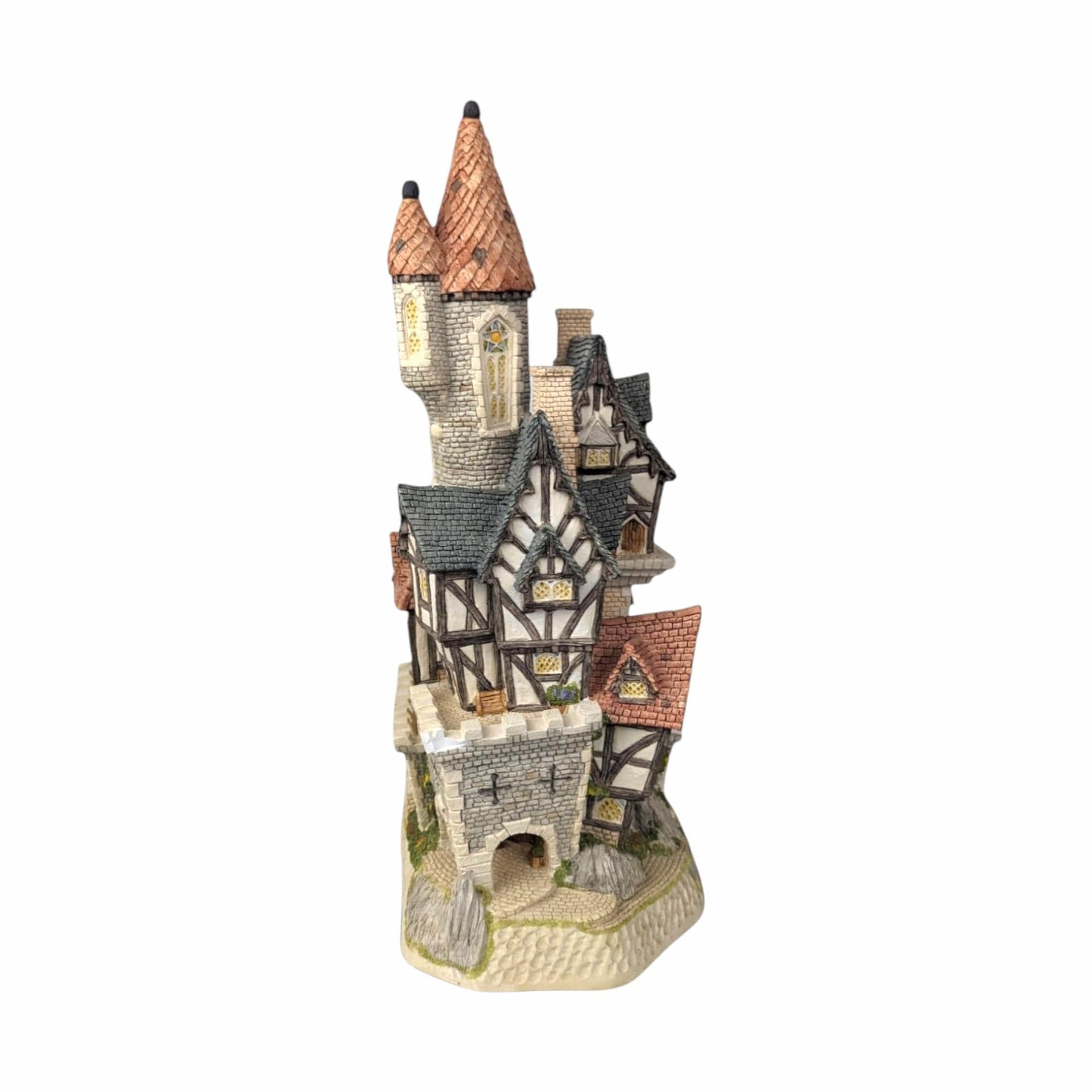 David Winter "Castle in the Air" Figurine: Signed 1991 Fantasy Cottage