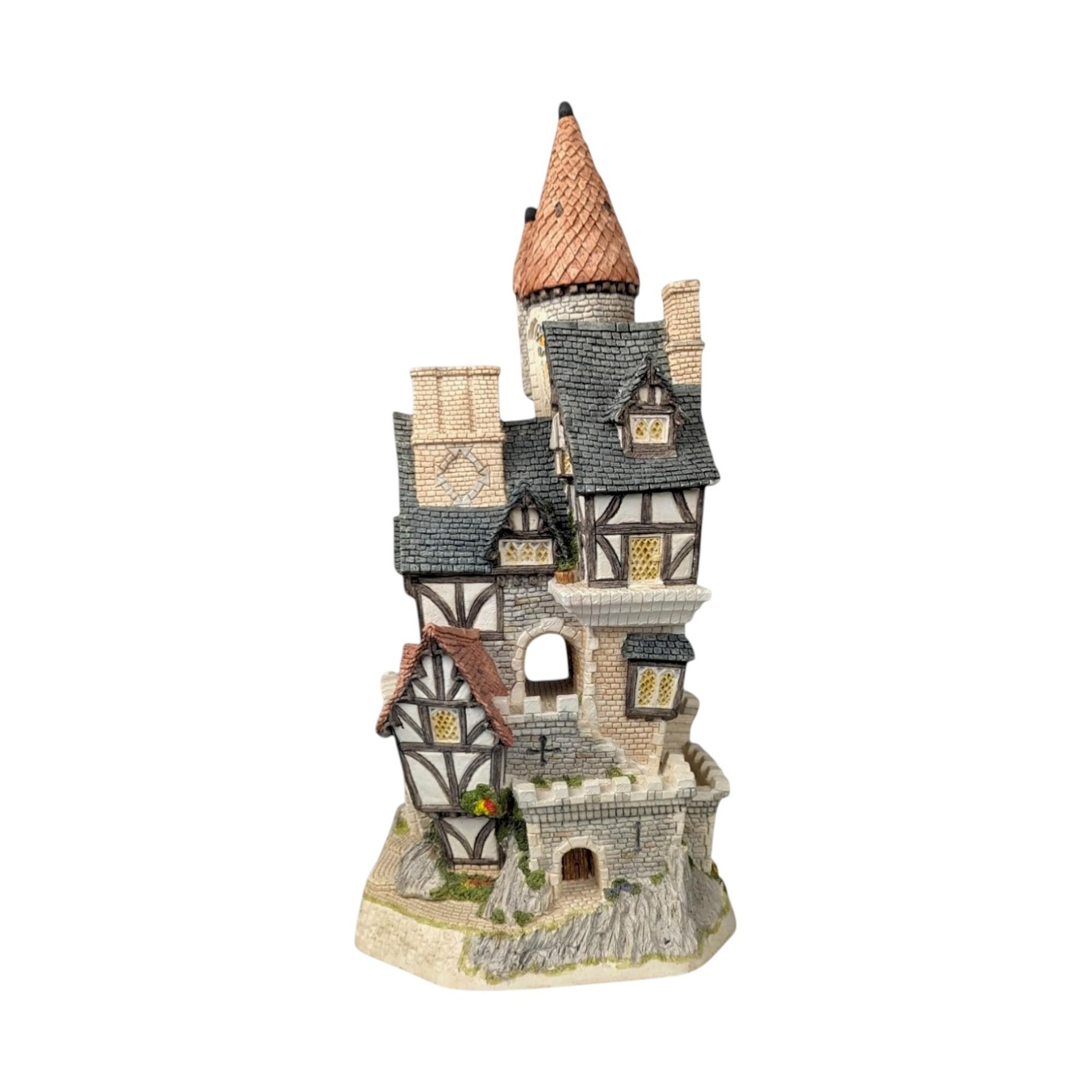 David Winter "Castle in the Air" Figurine: Signed 1991 Fantasy Cottage