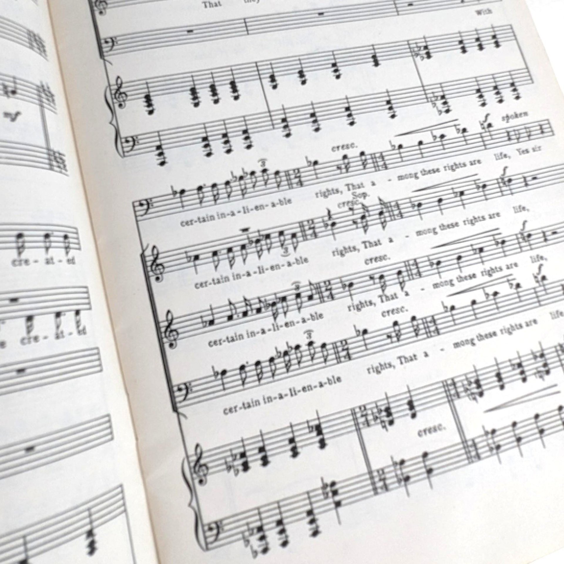 Vintage Earl Robinson Sheet Music: Ballad for Americans Choral Cantata