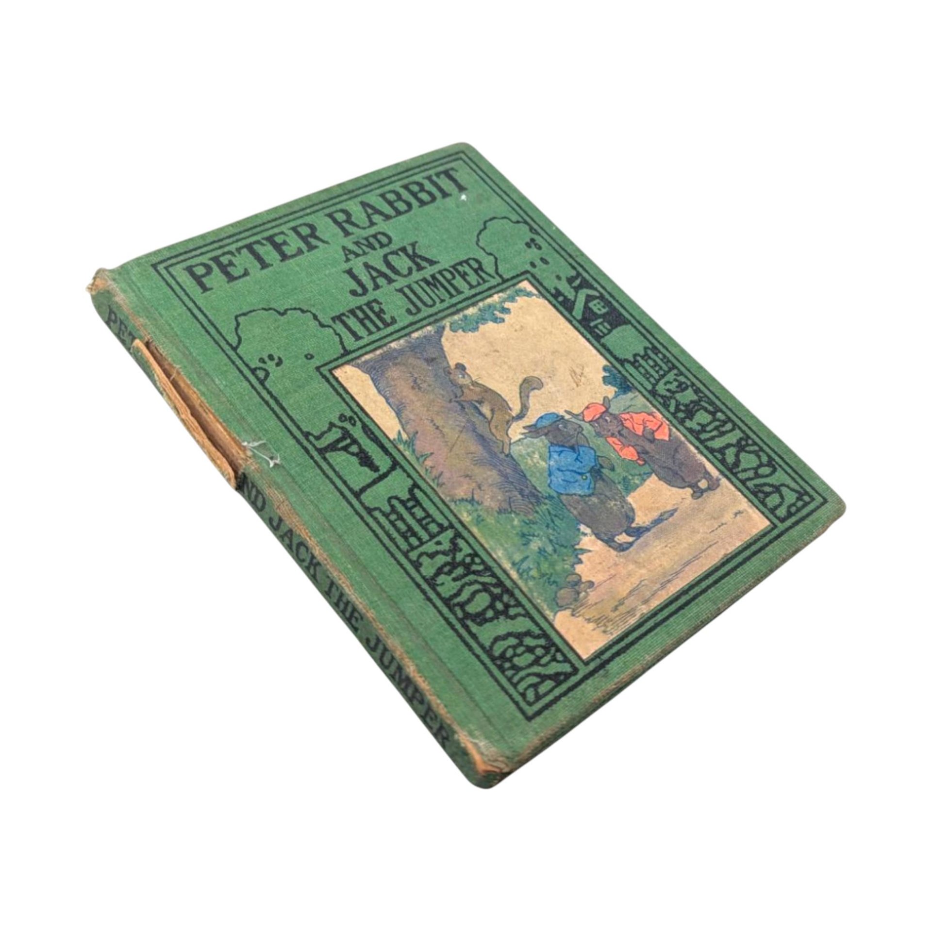 Vintage 1935 Peter Rabbit Jack the Jumper Hardcover: Linda Stevens Almond Illustrated Childrens Book