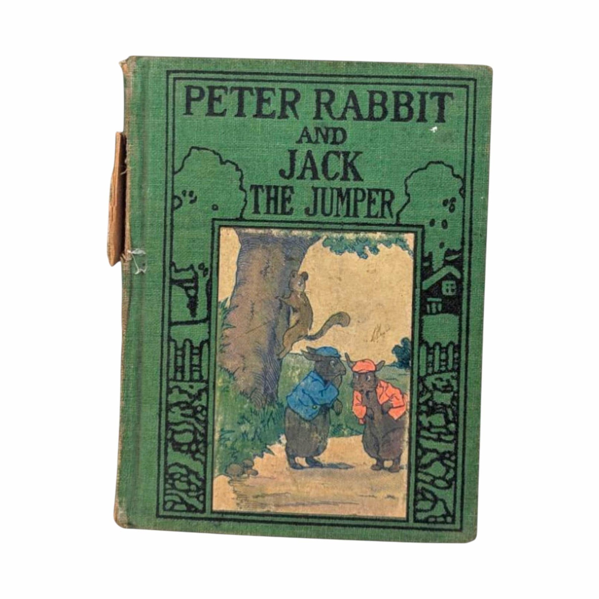 Vintage 1935 Peter Rabbit Jack the Jumper Hardcover: Linda Stevens Almond Illustrated Childrens Book