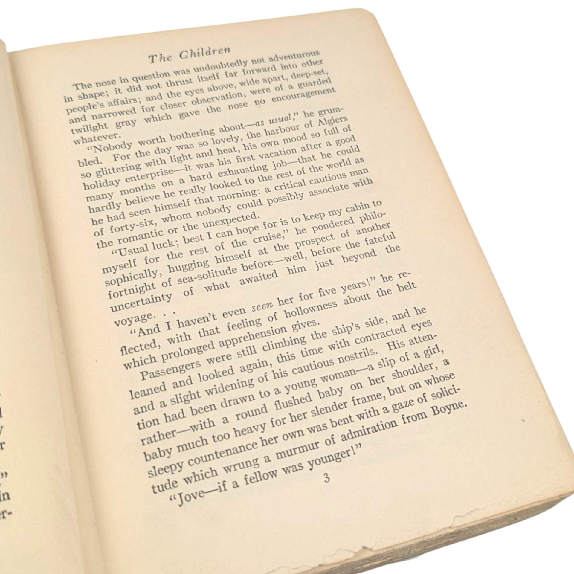 Antique 1928 The Children Novel: Edith Wharton First Printing Hardcover