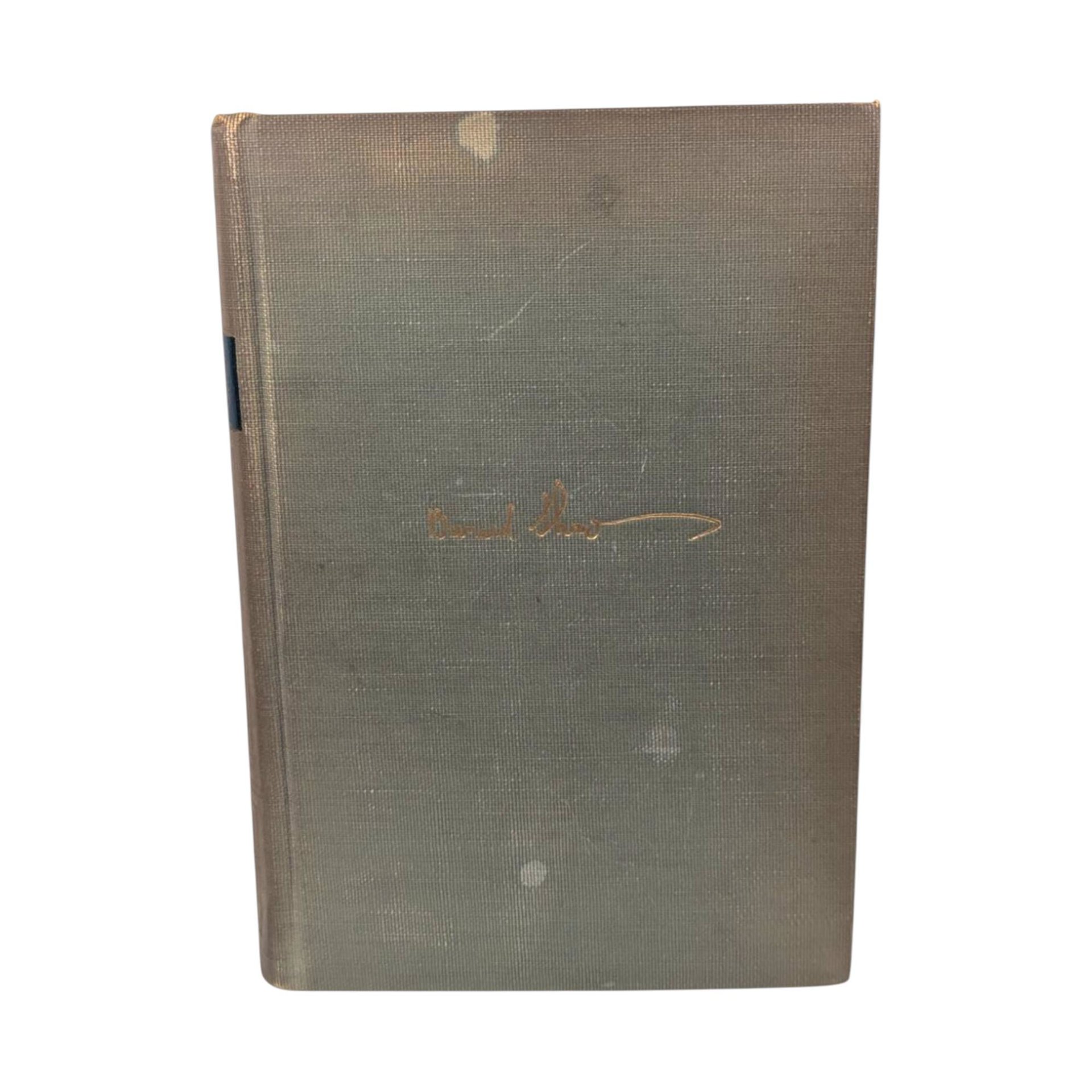 Vintage 1931 Nine Plays Hardcover: Bernard Shaw Dodd Mead Theatre Collection