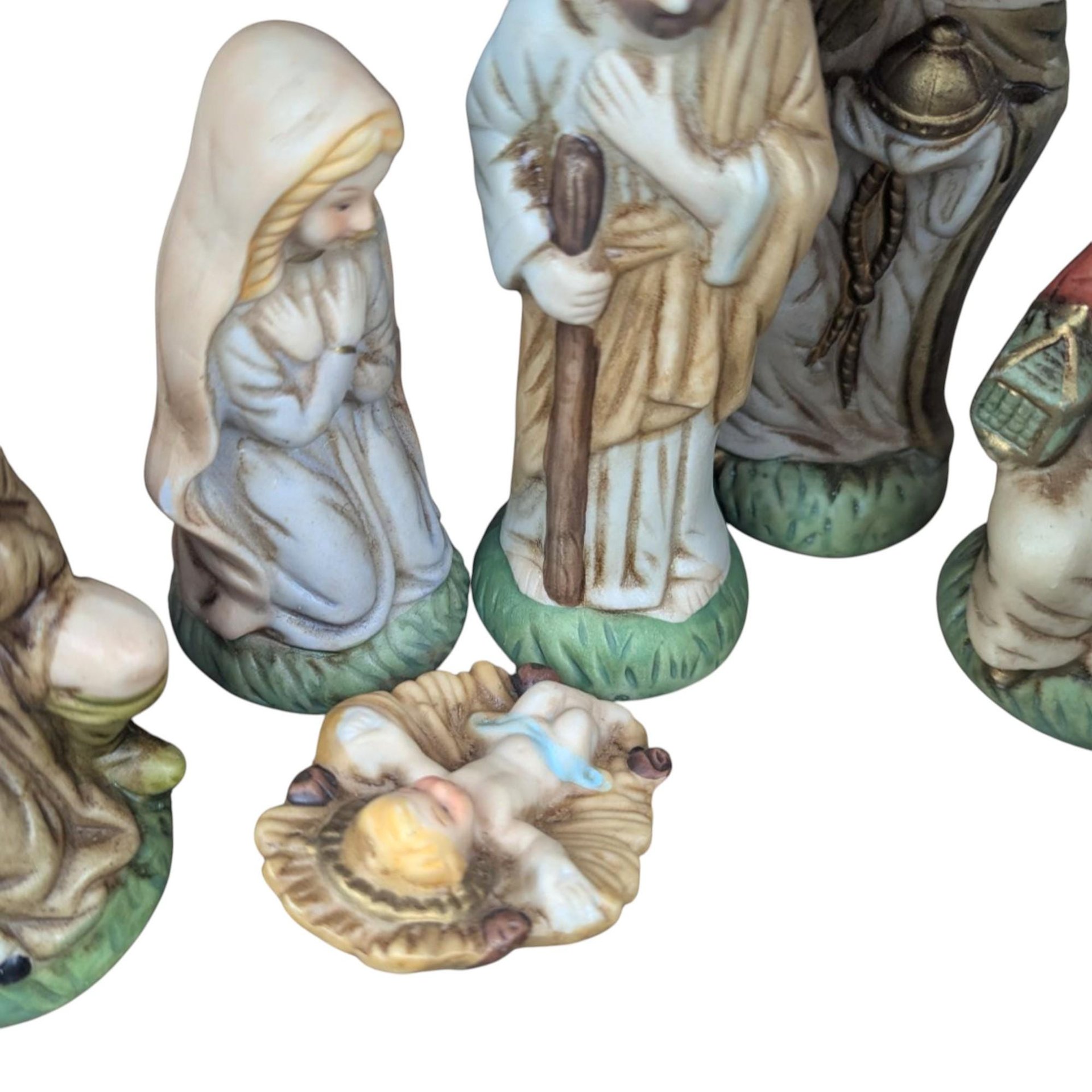 Vintage Wooden Nativity Set: Sears Collectible Christmas Decor