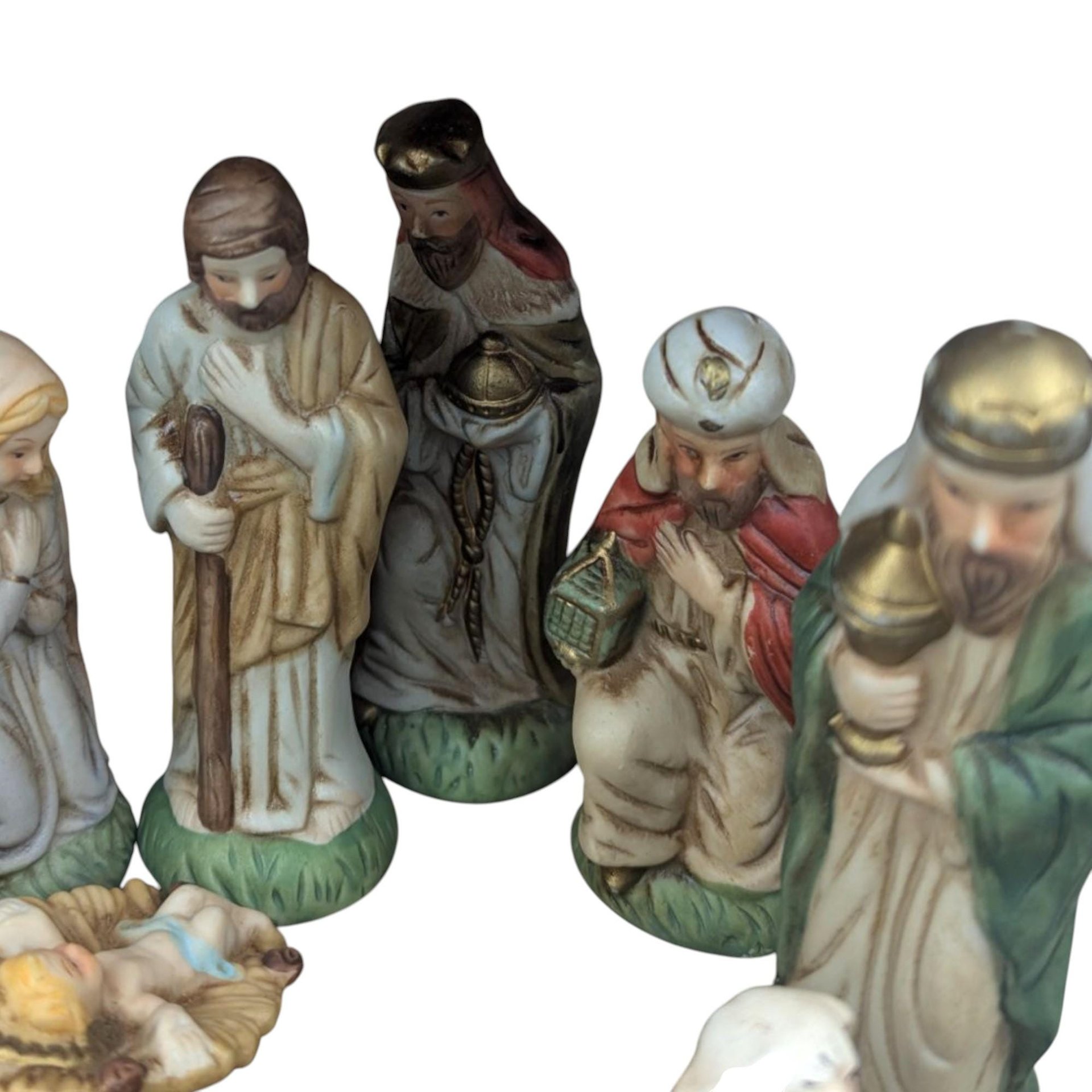 Vintage Wooden Nativity Set: Sears Collectible Christmas Decor