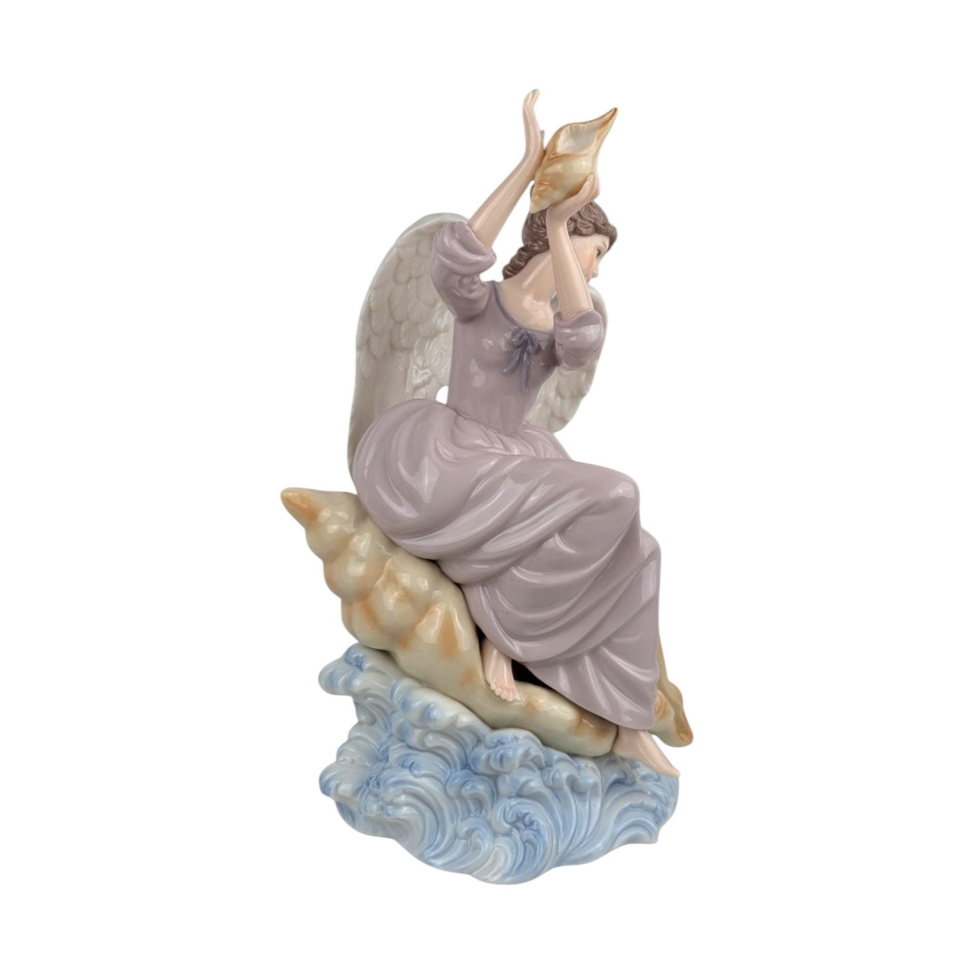 Grandeur Noel Porcelain Angel Figurine: 2002 Collector's Edition, 12" with Box