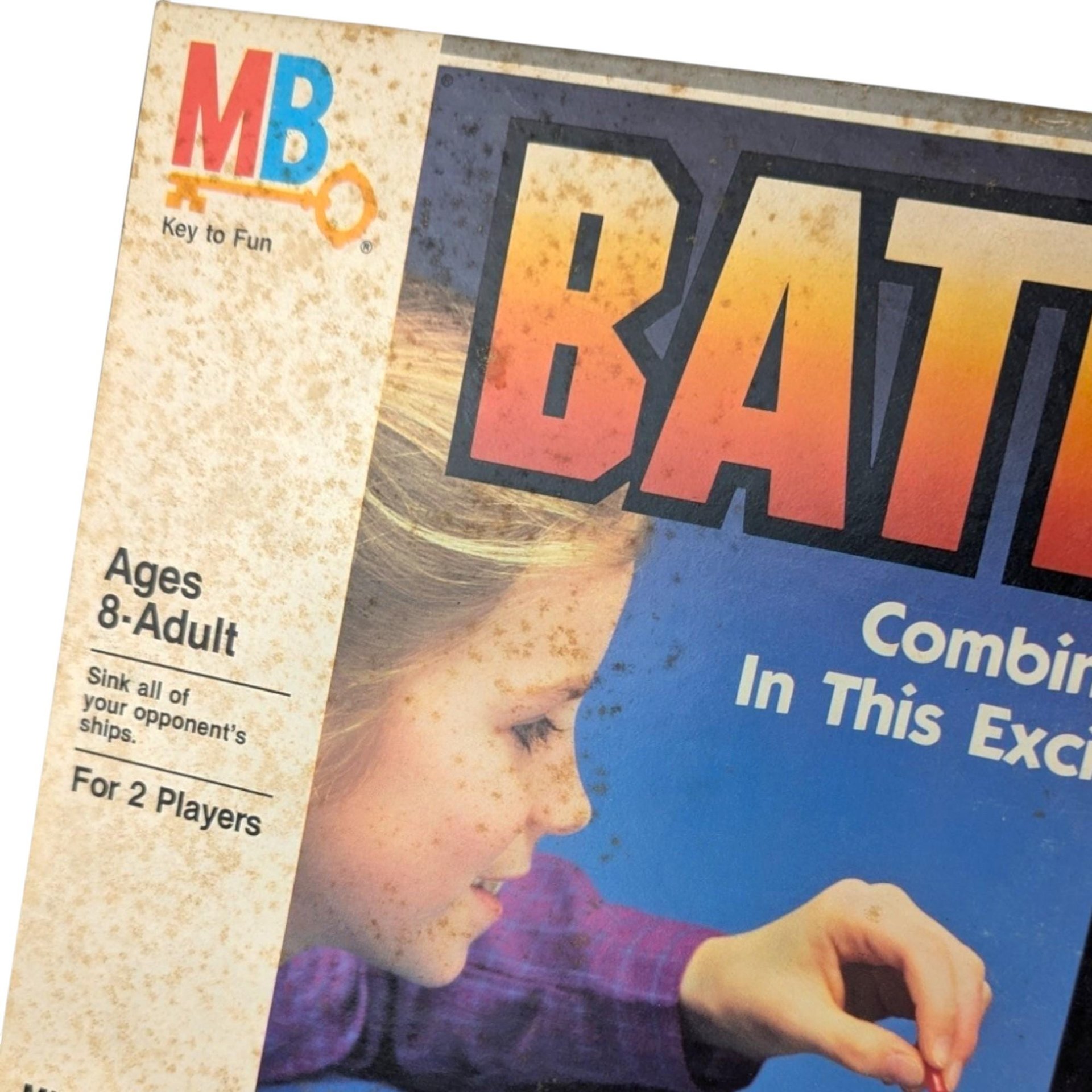 Vintage 1984 Battleship Game: Milton Bradley Naval Combat Strategy