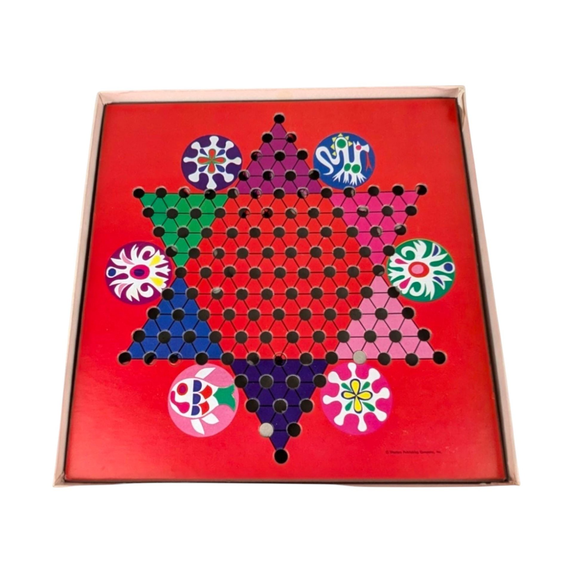 Vintage Whitman Chinese Checkers Game: Complete Classic Board Game