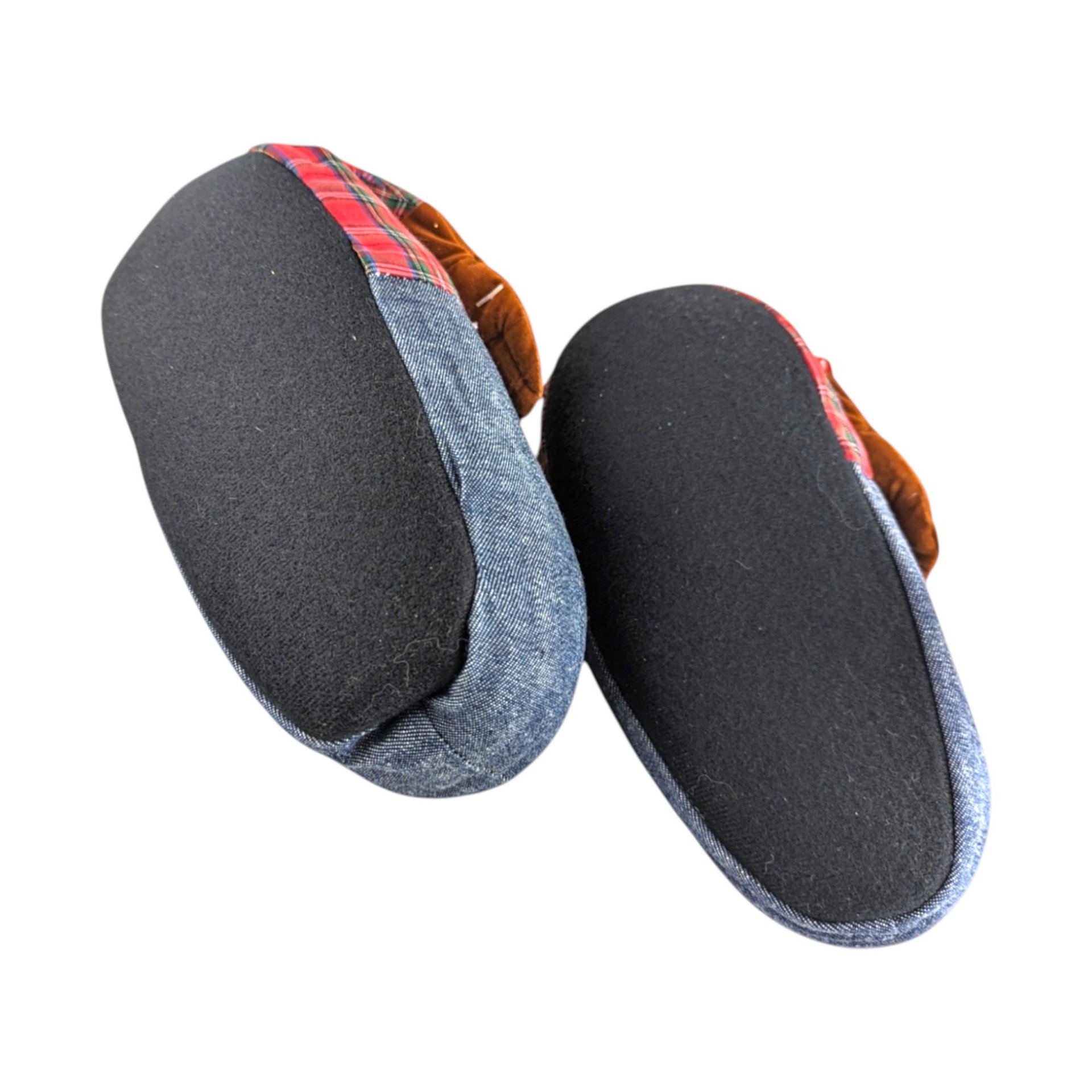 Vintage 1988 Howdy Doody Slippers: Childs Medium Collectible Character Footwear