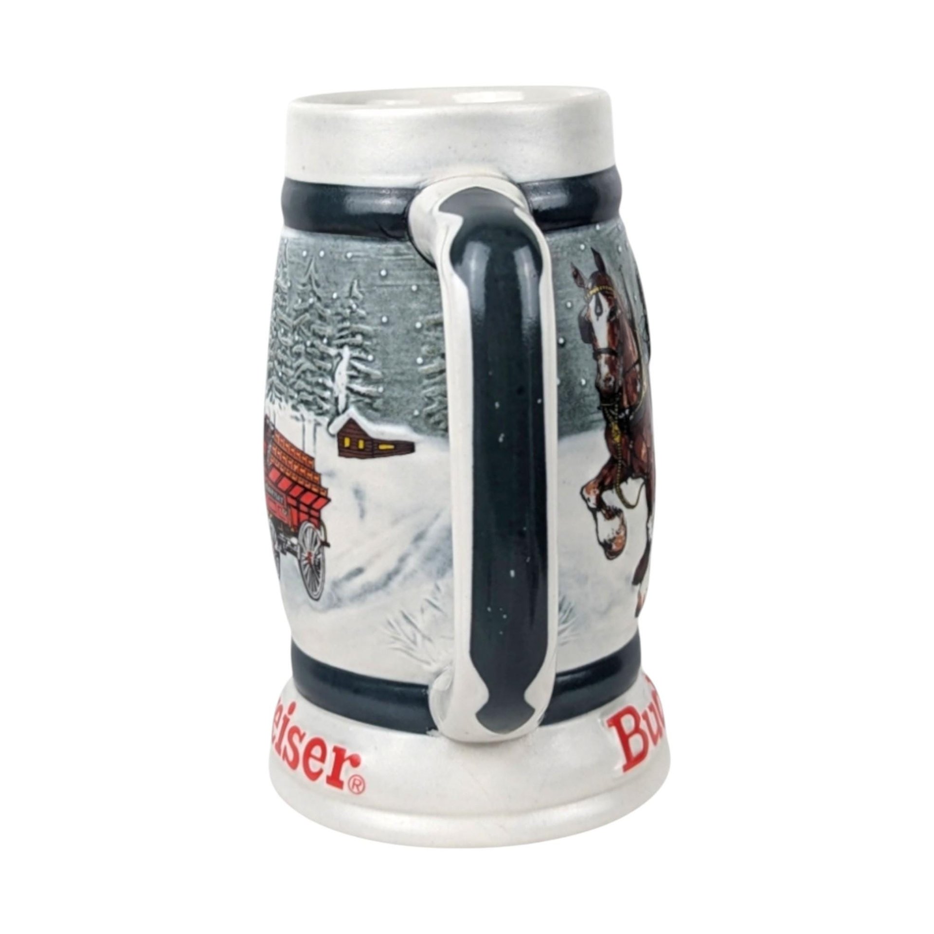 Vintage Budweiser Clydesdales 50th Anniversary Stein: Anheuser Busch Collectible