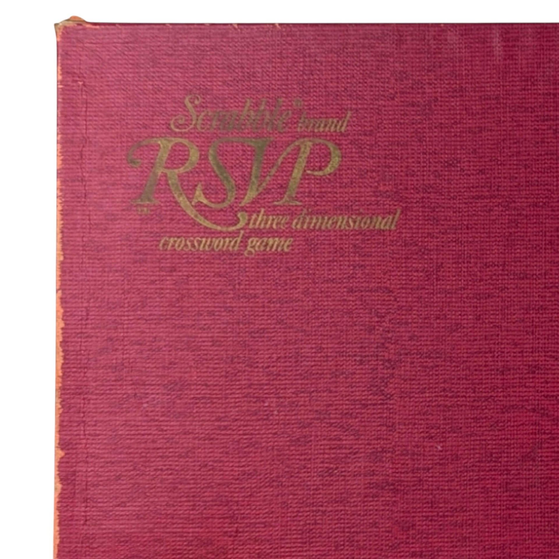 Vintage 1966 Scrabble RSVP Game: Complete Retro Family Board Game